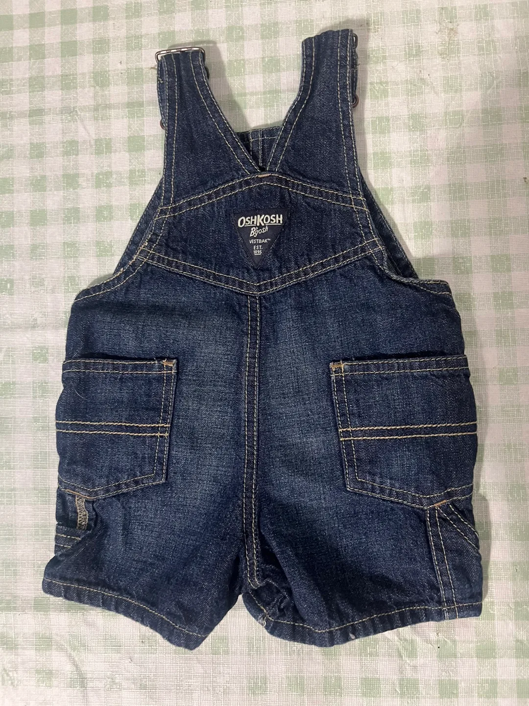 OshKosh B'gosh Denim Overalls - 6 Months image indicator(2)