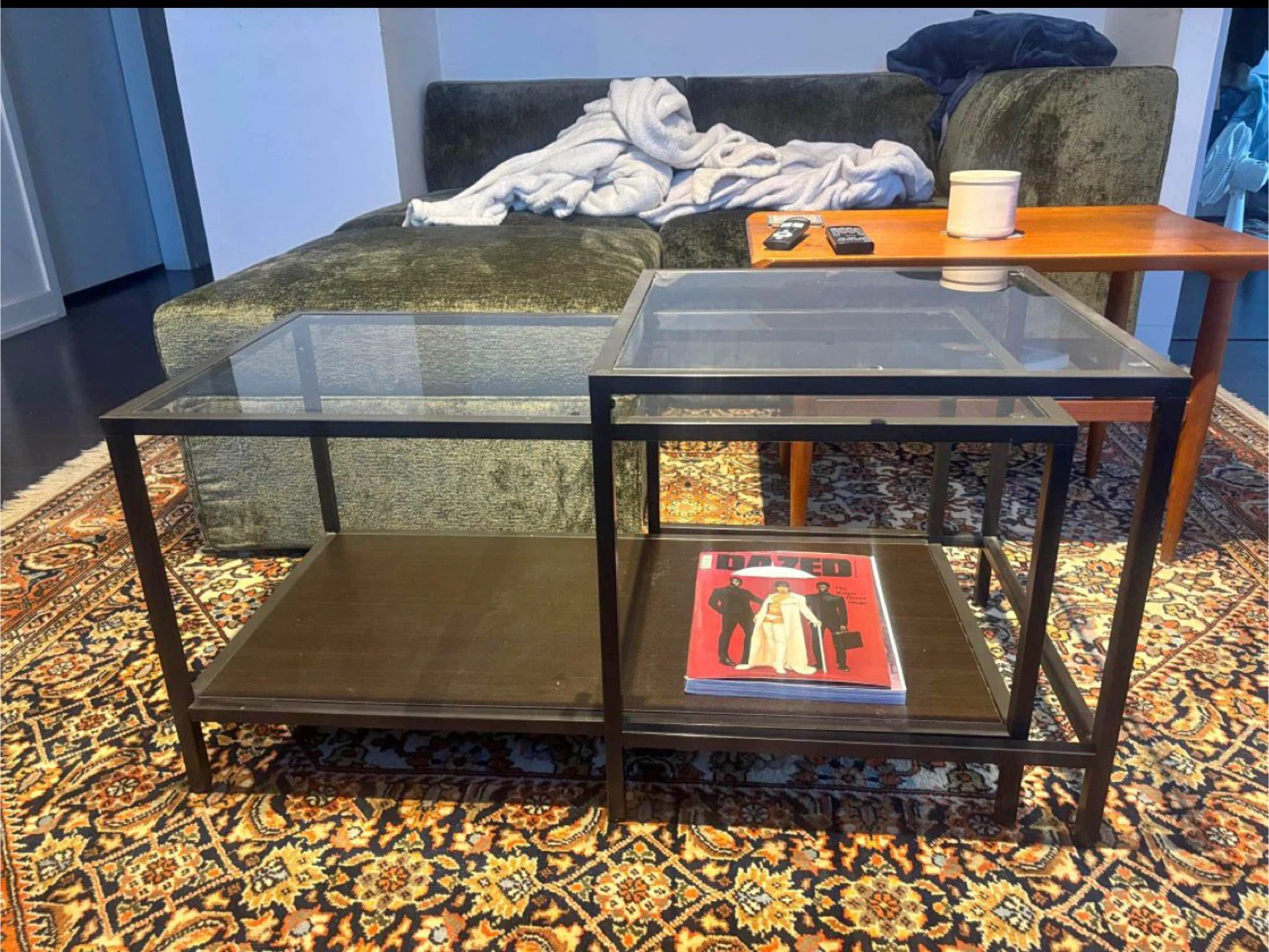 Glass Top Coffee Table - photo 2