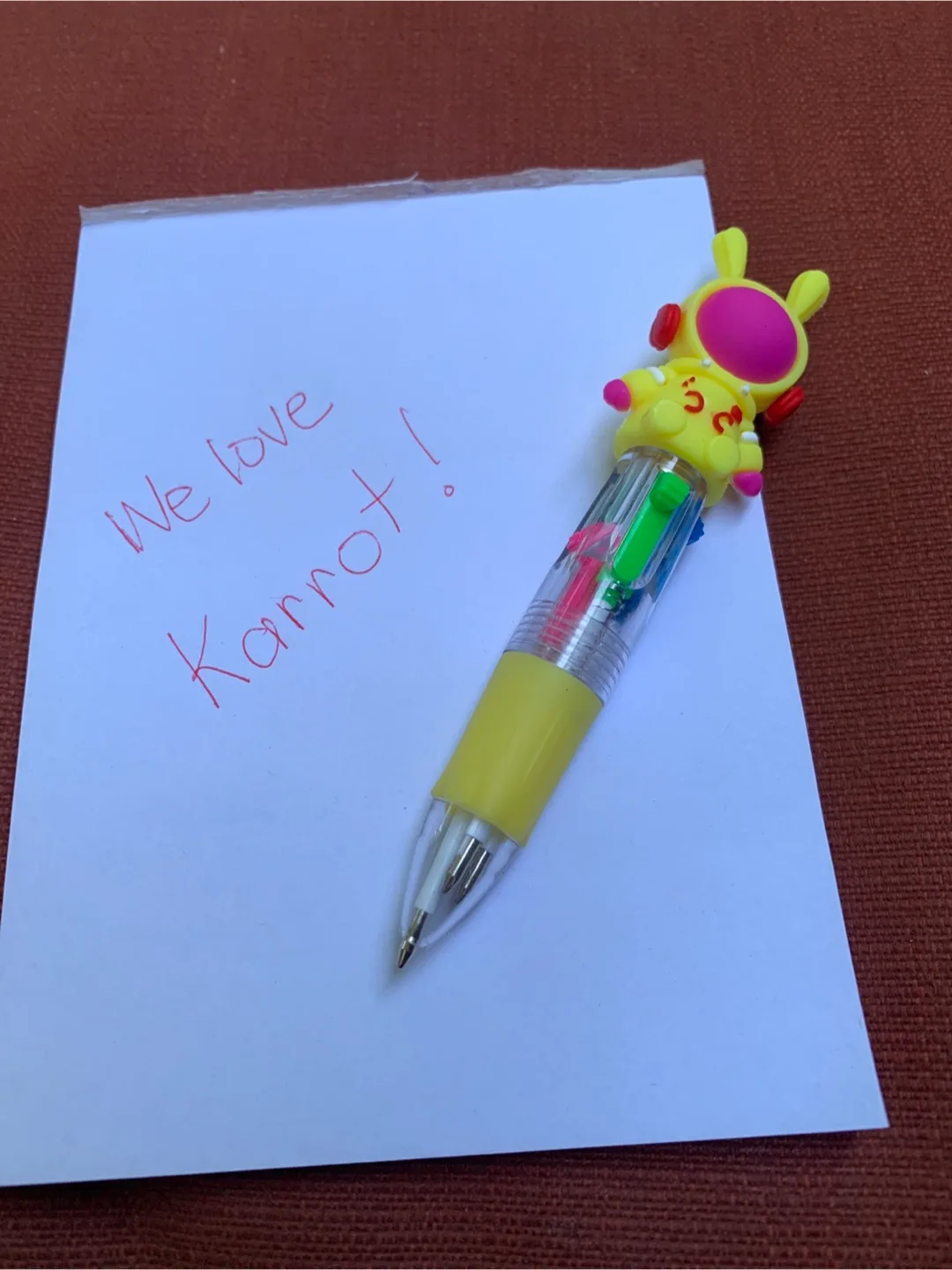 Cute Character Multi-Colour Pens 🥕 image indicator(6)