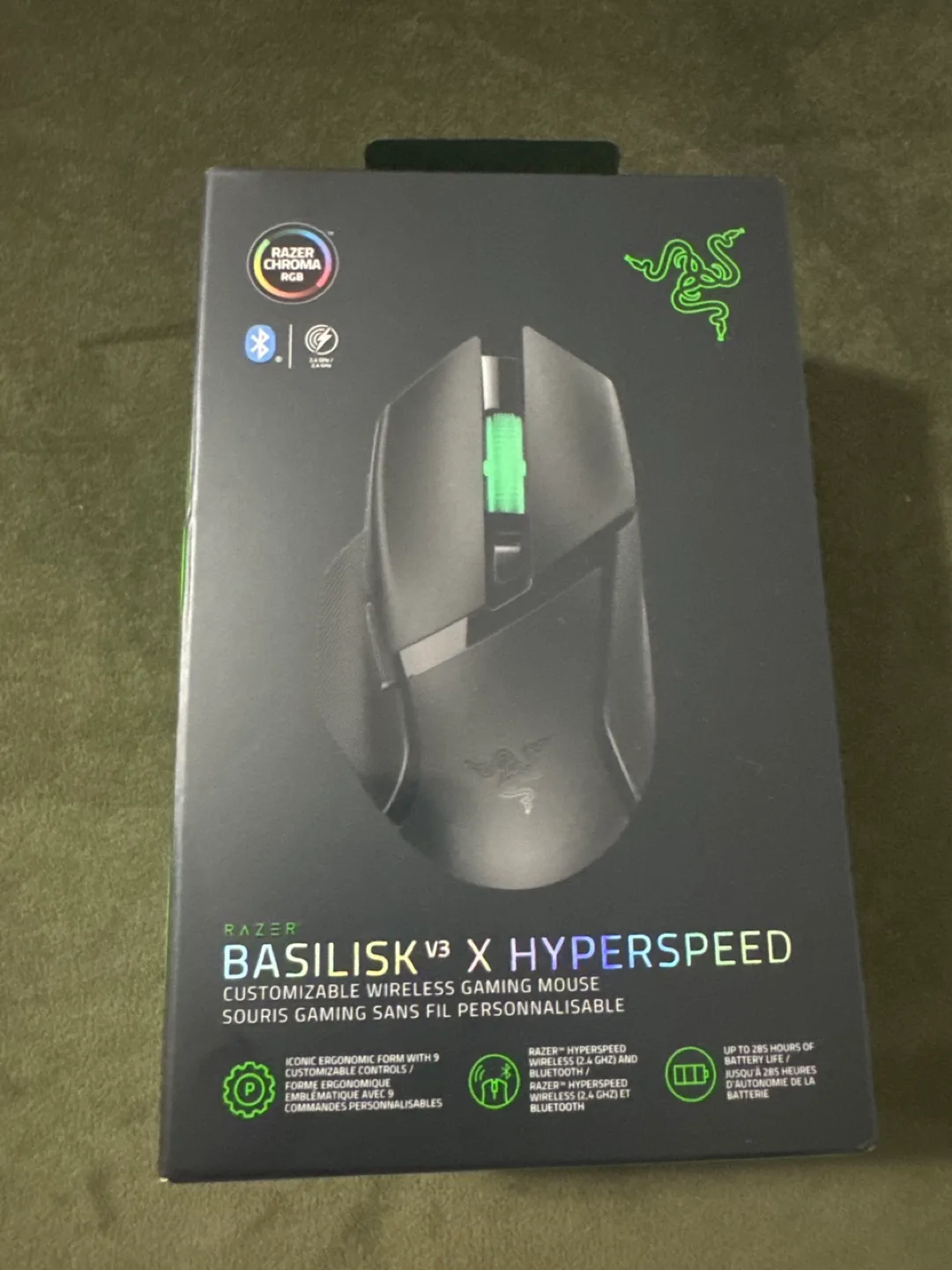 Razer Basilisk V3 X Hyperspeed Wireless Gaming Mouse thumbnail