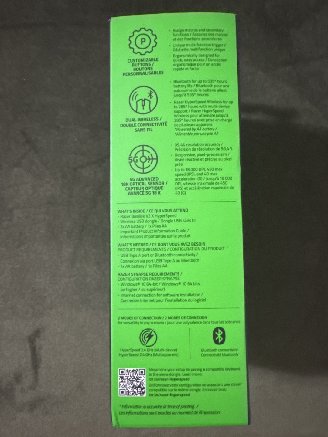 Razer Basilisk V3 X Hyperspeed Wireless Gaming Mouse - photo 4