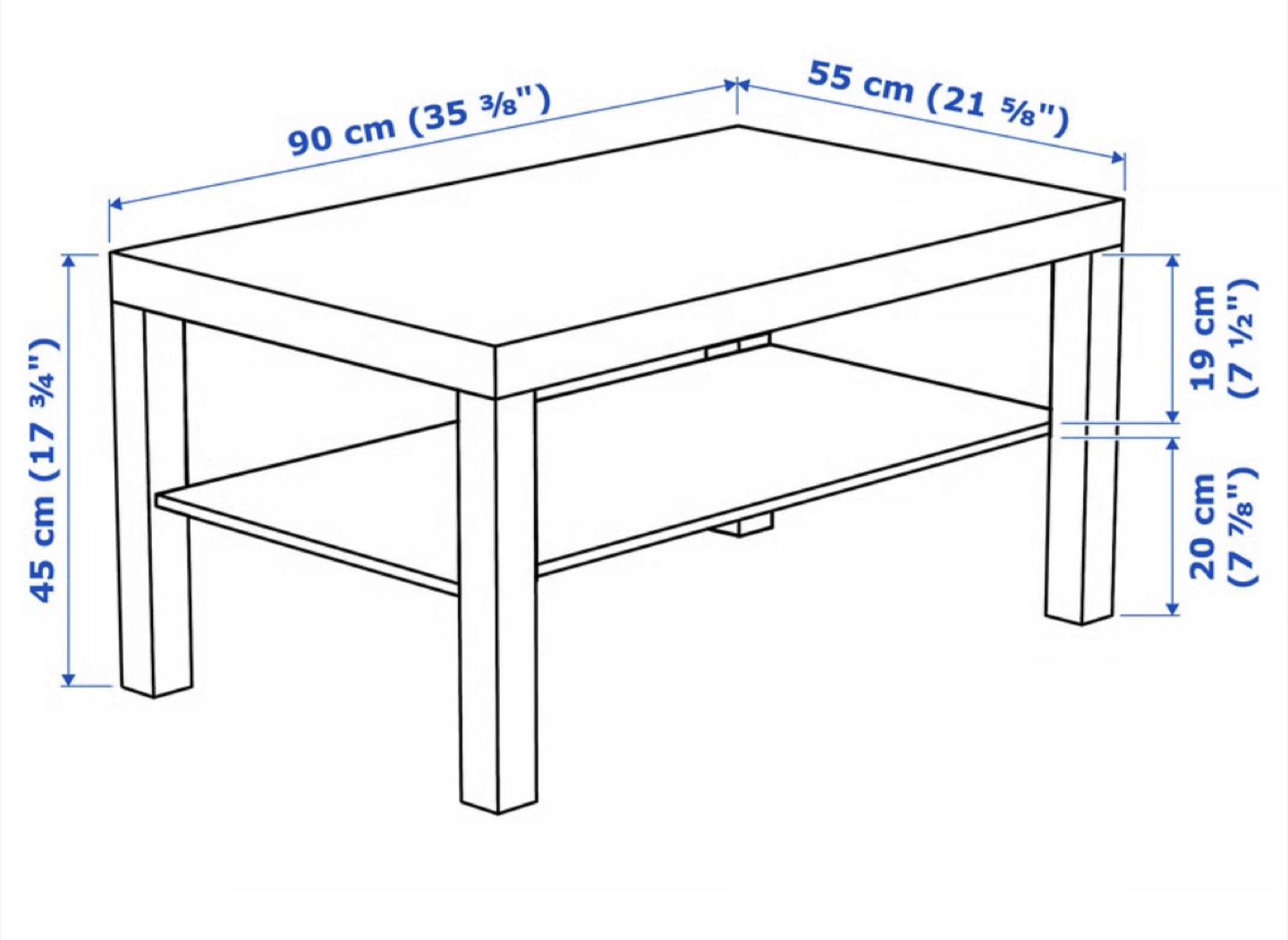 IKEA Lack Coffee Table - Light Wood - photo 3