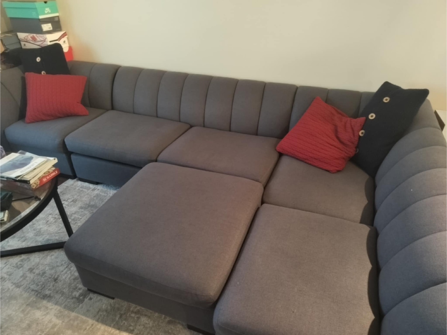 Sectional Sofa - Grey