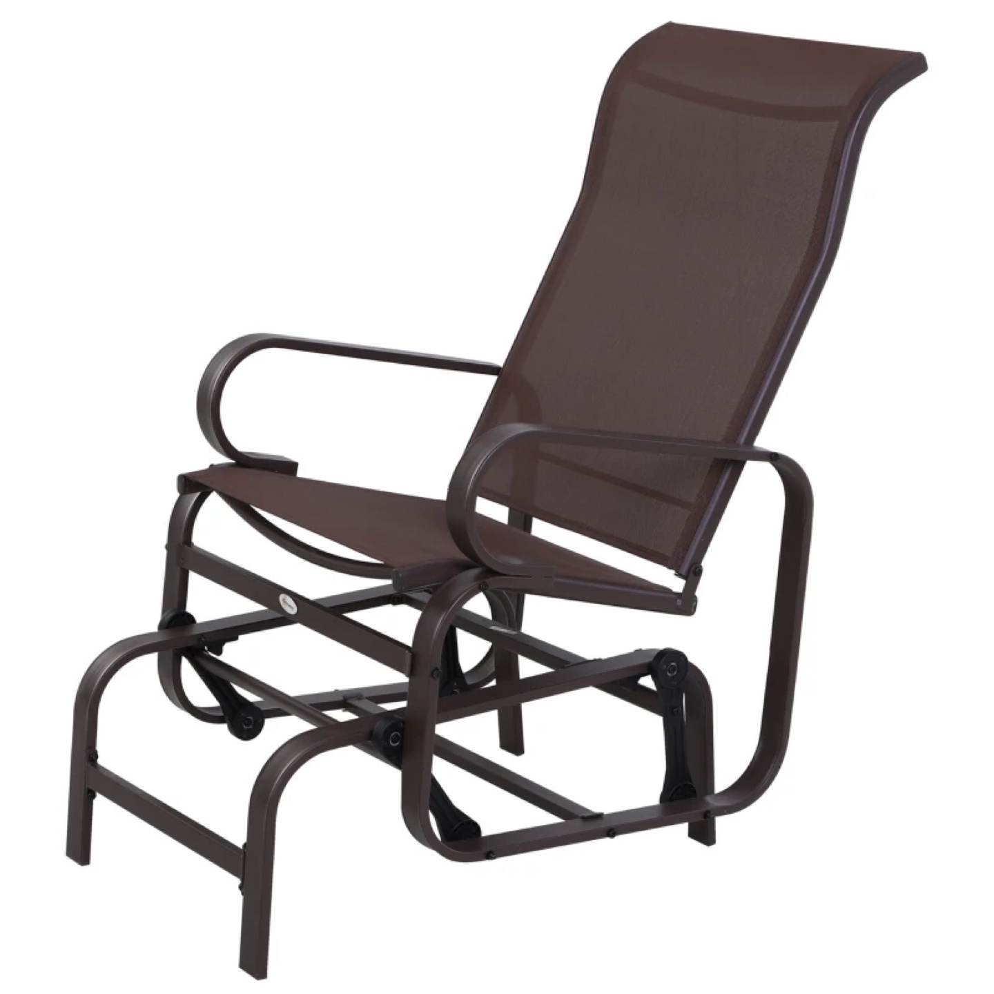 Brown Sling Glider Chair