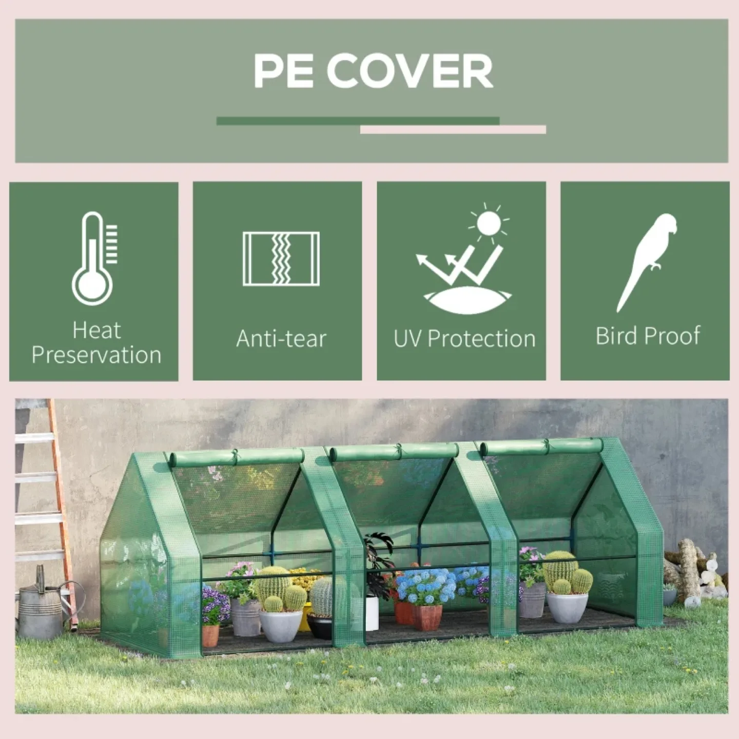 Green PE Cover Greenhouse thumbnail