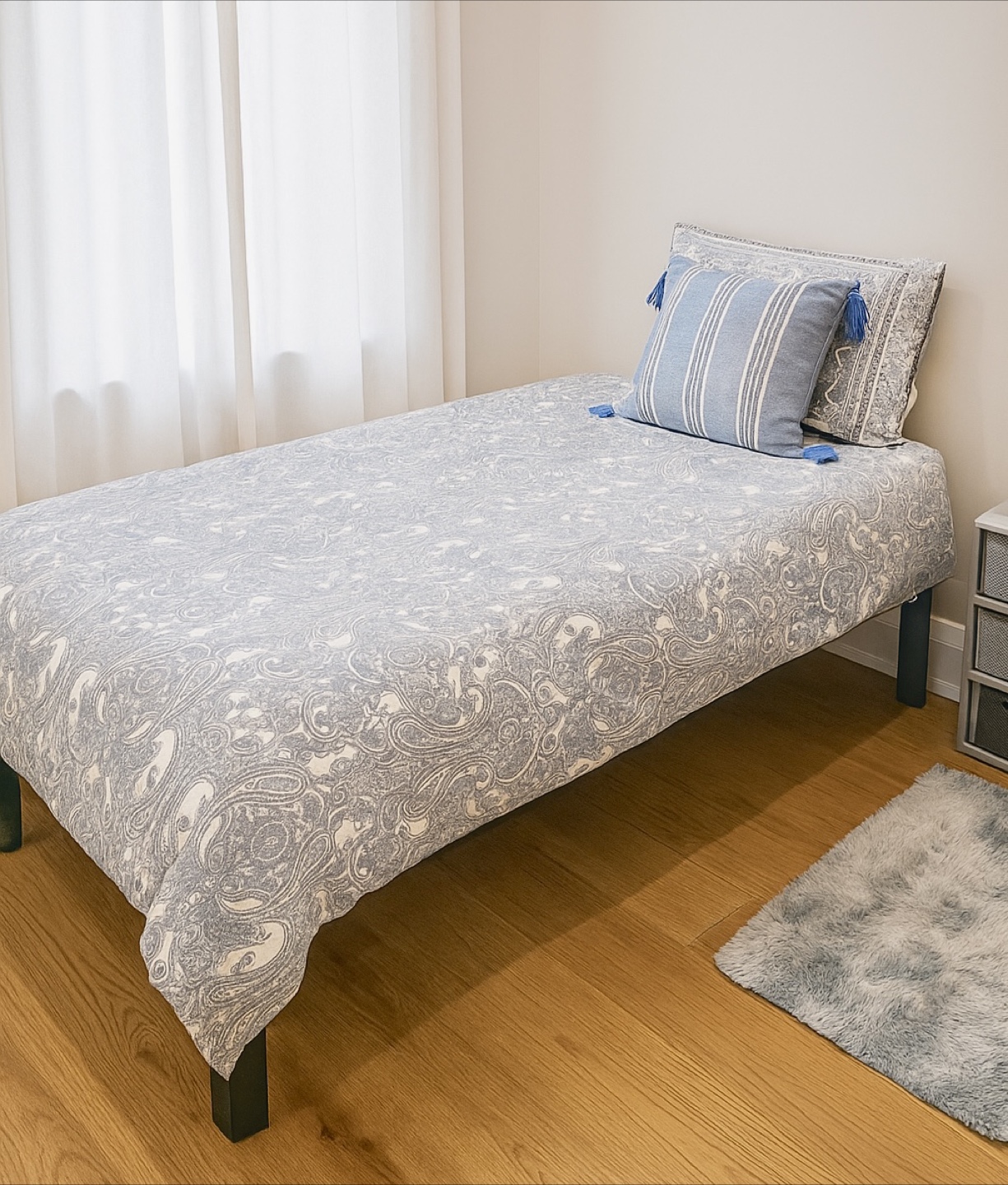 Zinus Metal Bed Frame (Twin) & Mattress