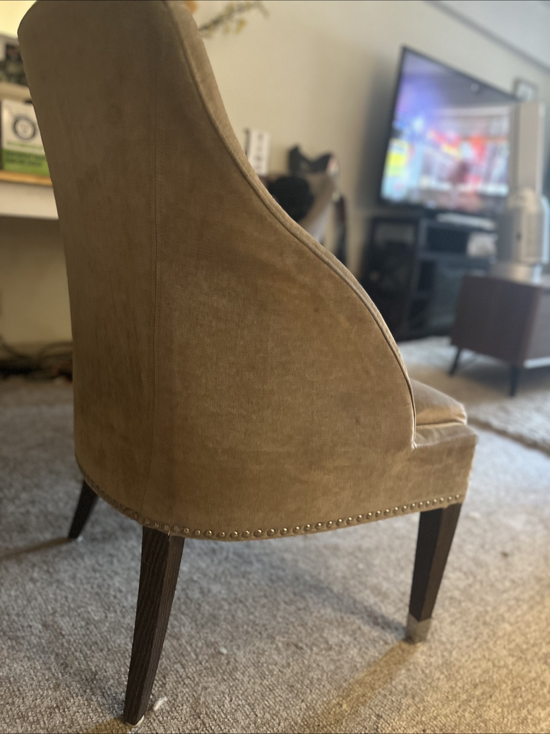 3 Upholstered Accent Chairs - photo 2