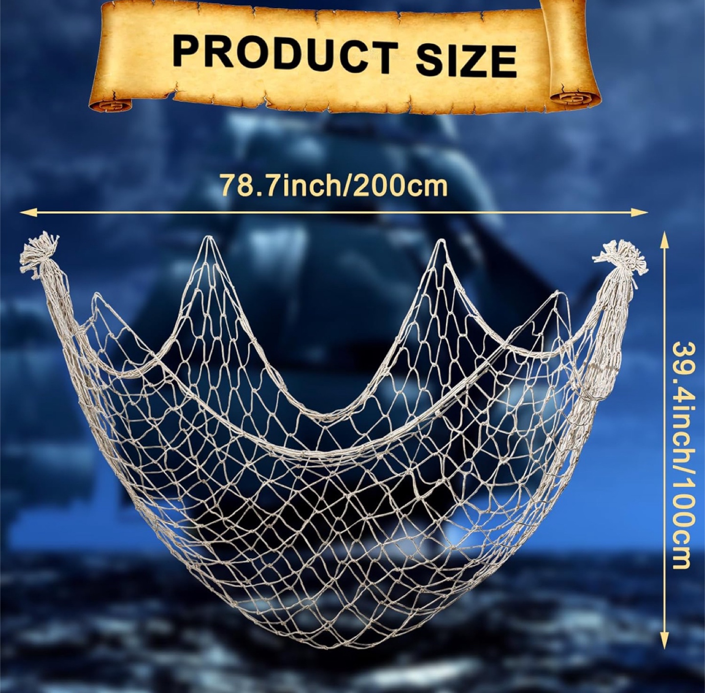 Decorative Fishing Net (Pack of 2) - photo 2