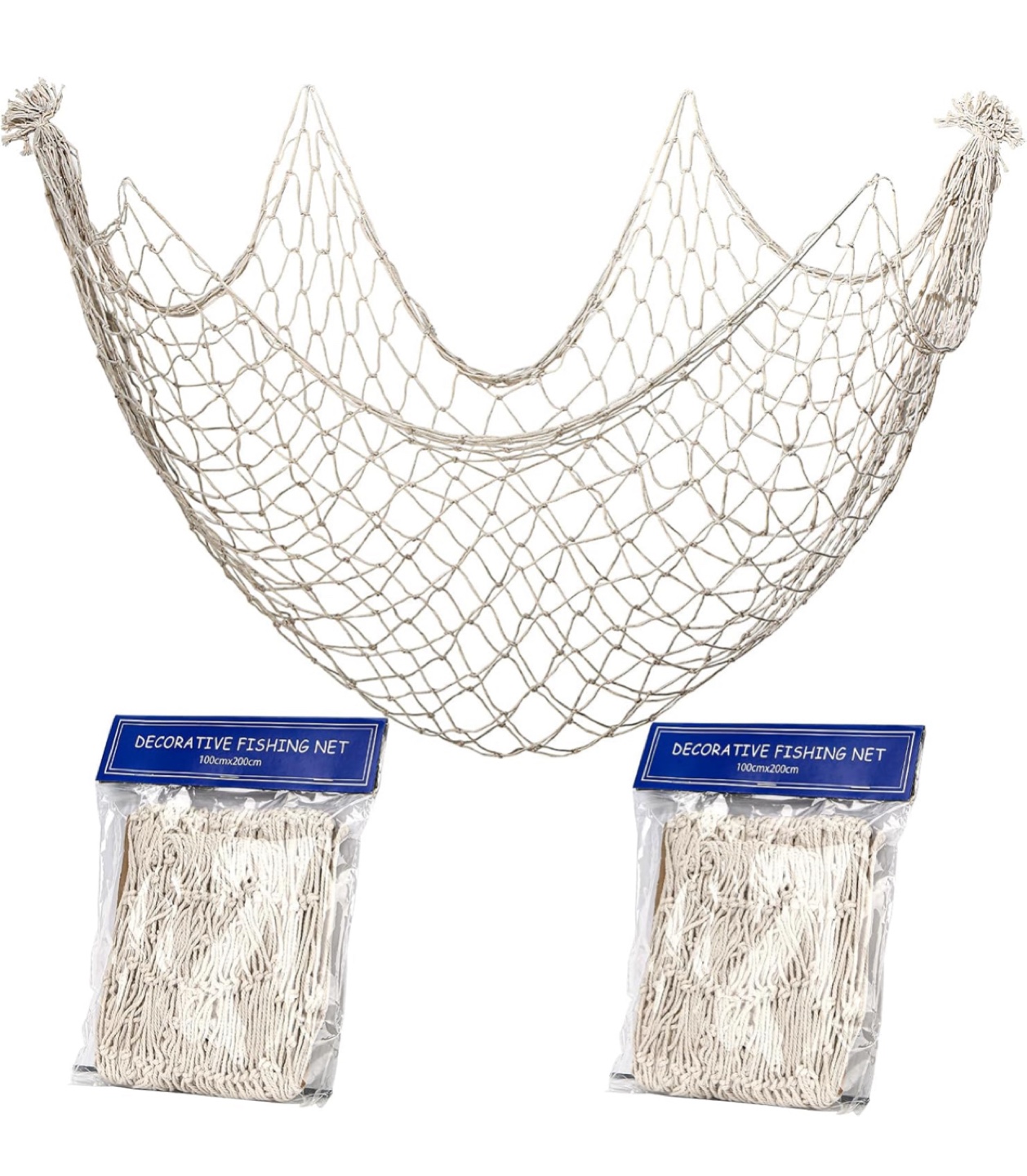 Decorative Fishing Net (Pack of 2)