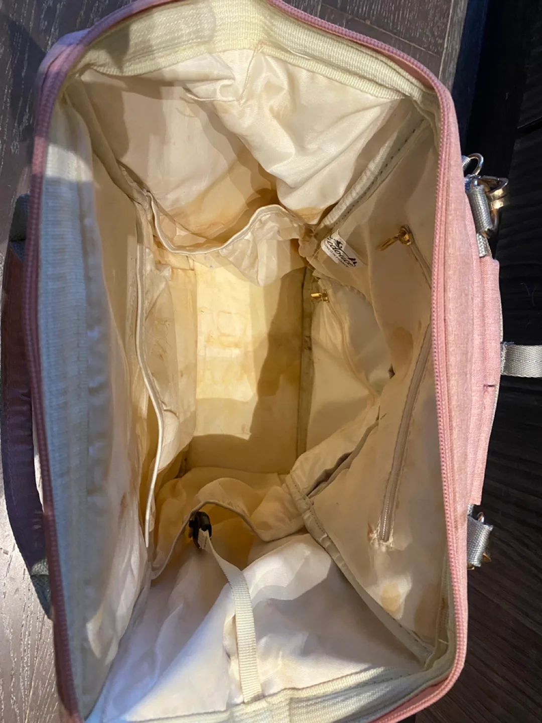 La Vie Douce Pink Diaper Bag Backpack image indicator(4)