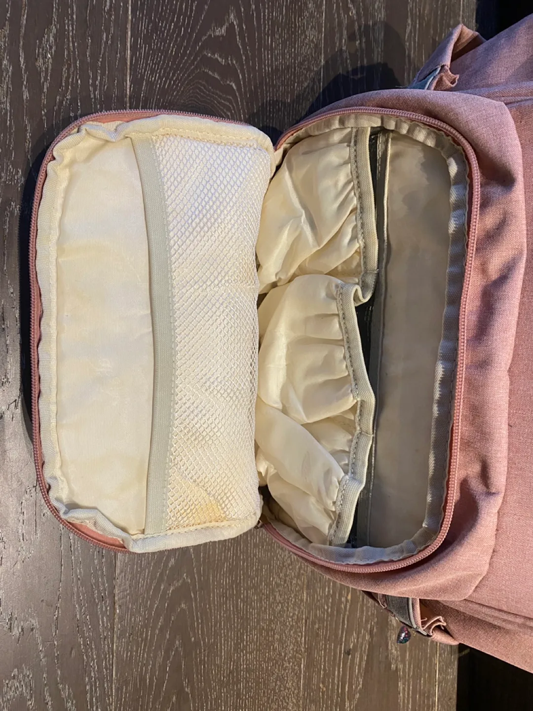 La Vie Douce Pink Diaper Bag Backpack image indicator(6)