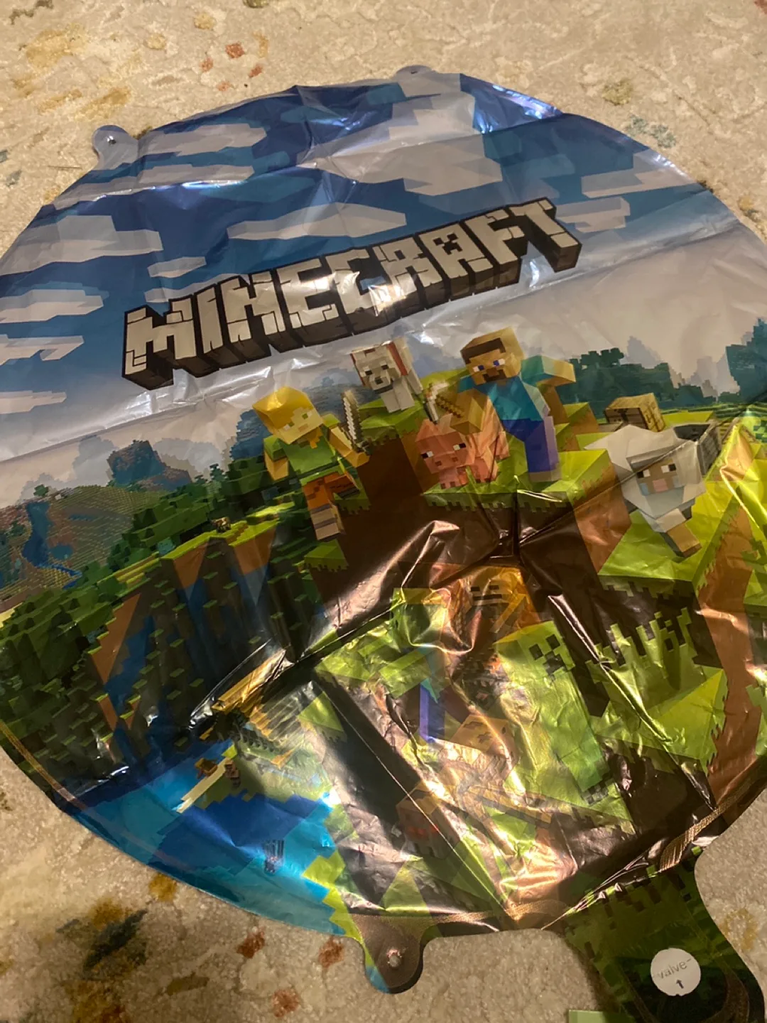 Minecraft Happy Birthday Banner & Balloon image indicator(2)