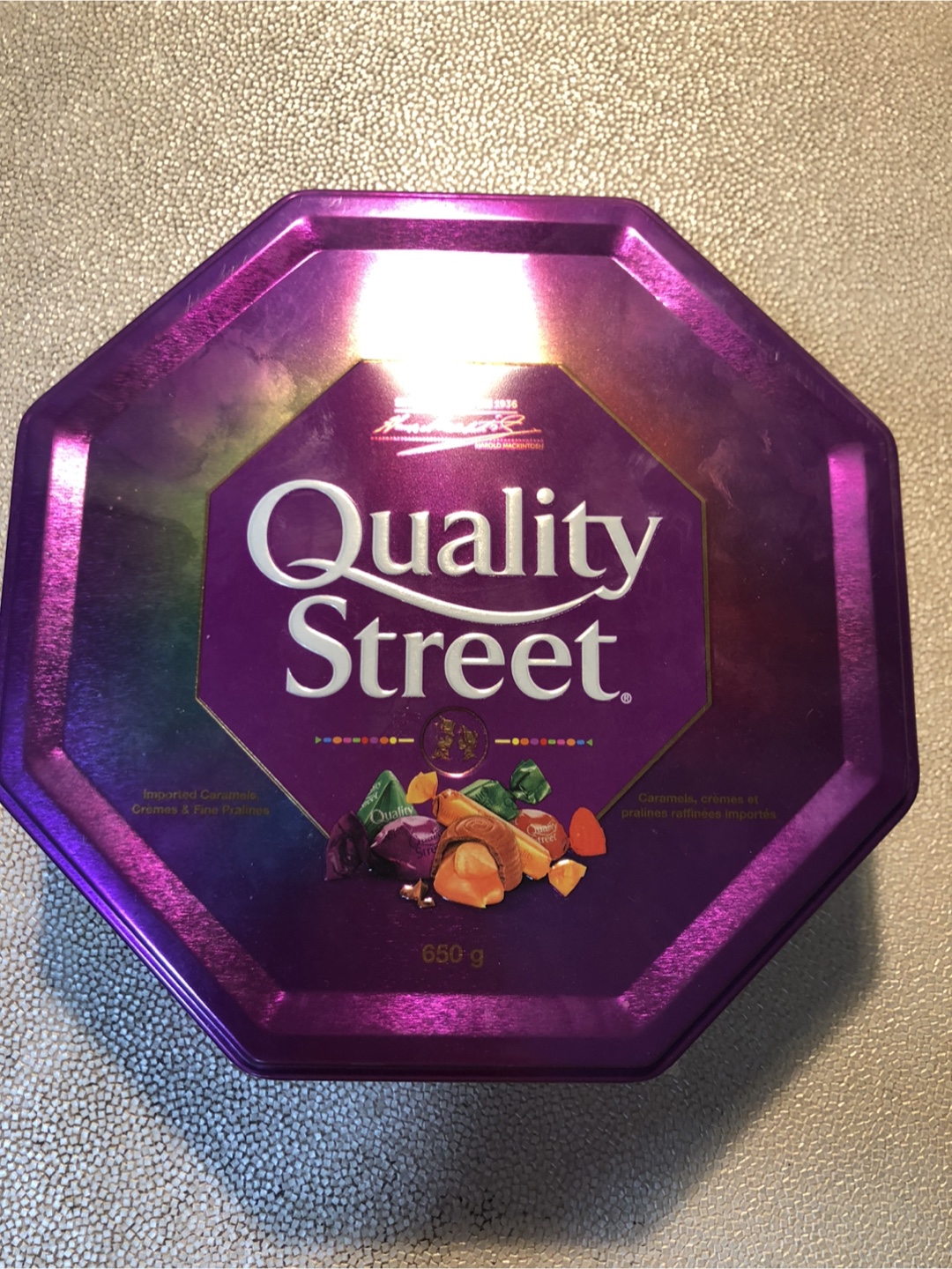 Quality Street Empty Tin - 650g