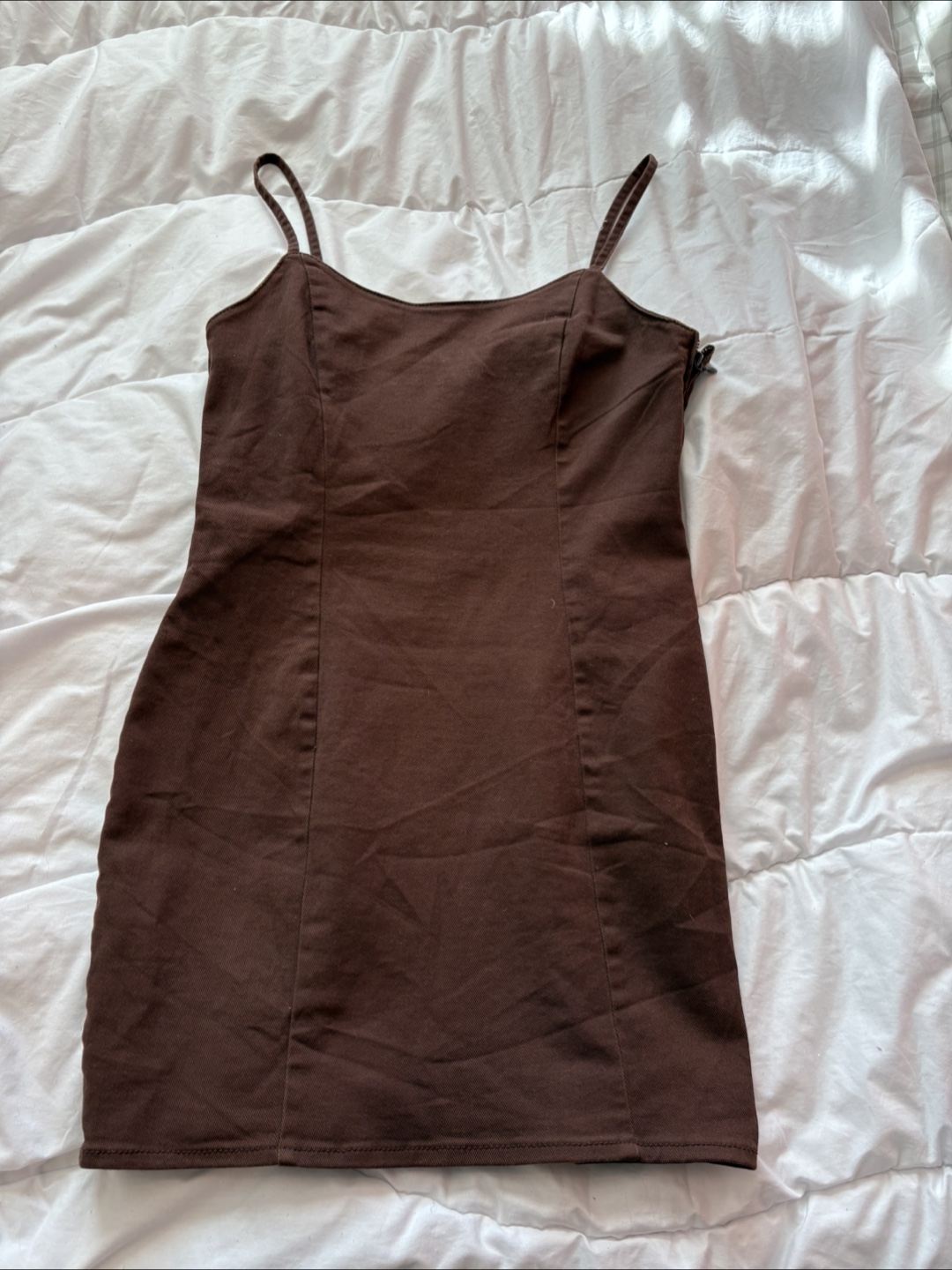 Brown Mini Dress