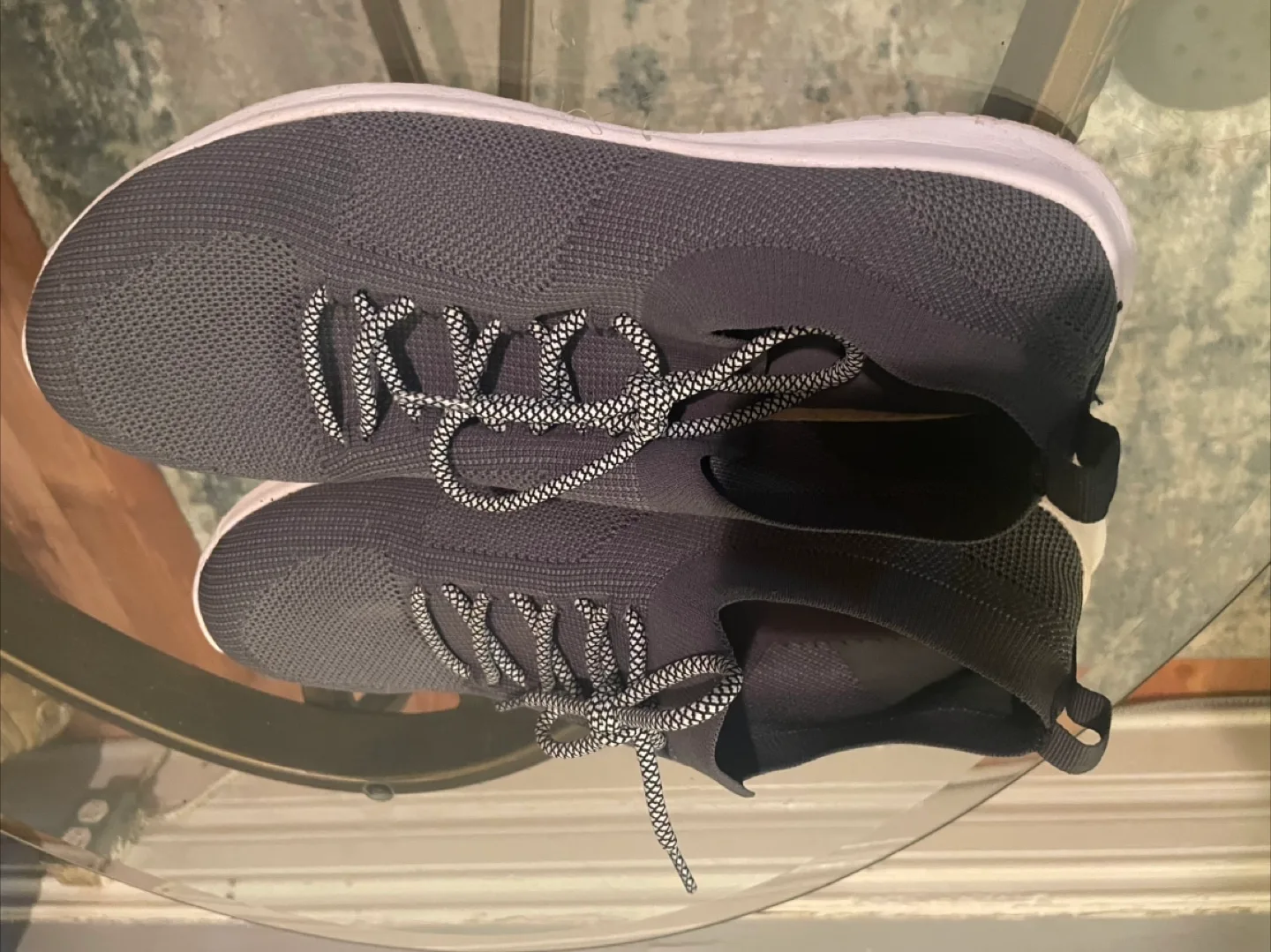 Athletic Works Grey Memory Foam Sneakers thumbnail