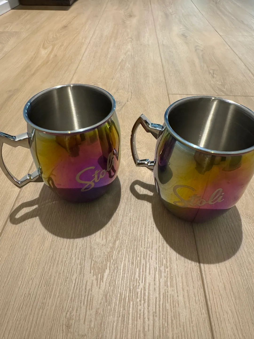 2 Stoli Moscow mule mugs thumbnail