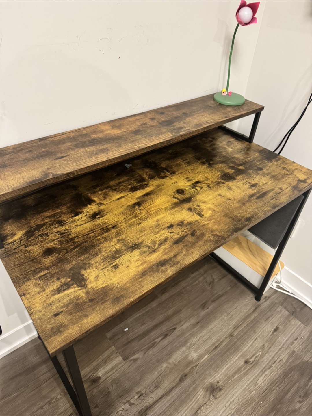 Computer Desk with Shelf - photo 2