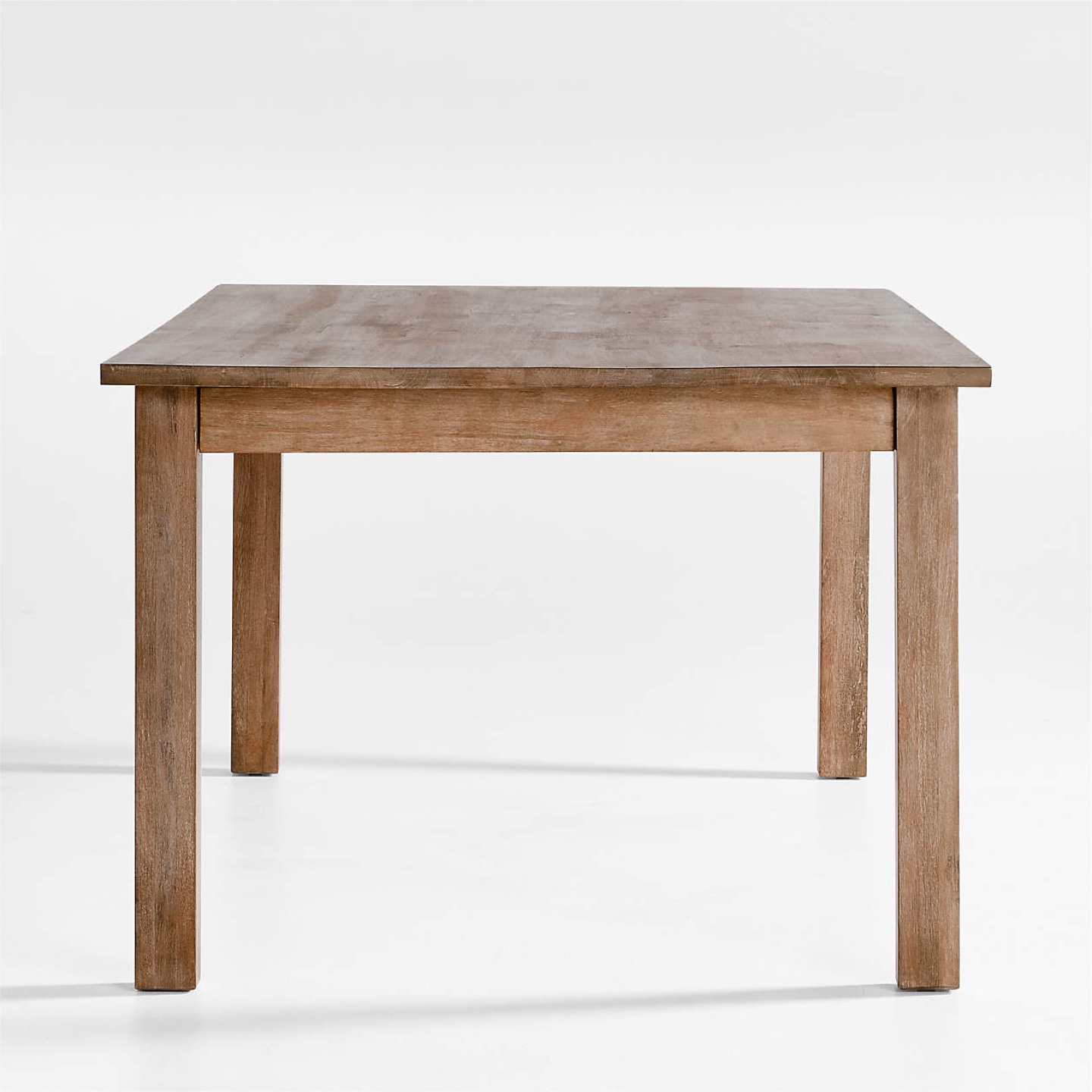 Crate & Barrel - Basque 82" Brown Wood Dining Table