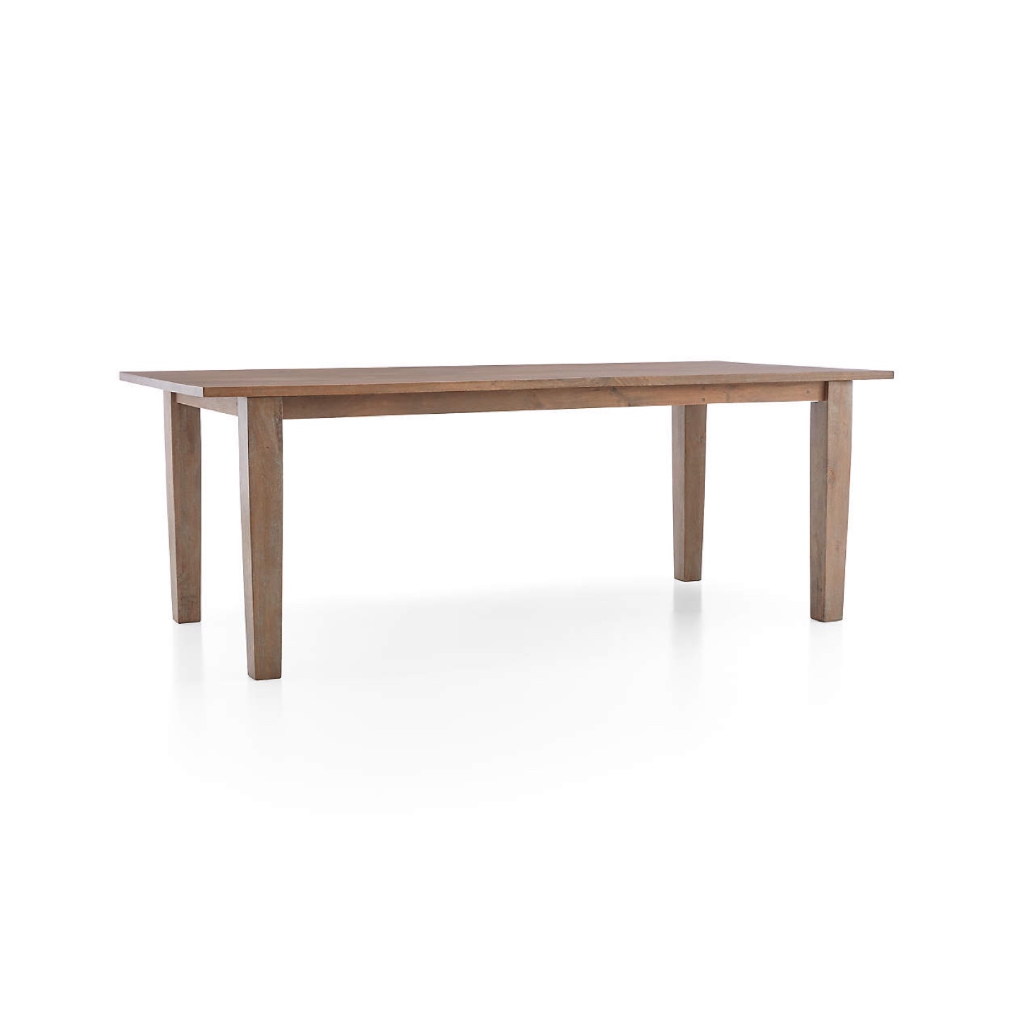 Crate & Barrel - Basque 82" Brown Wood Dining Table - photo 2