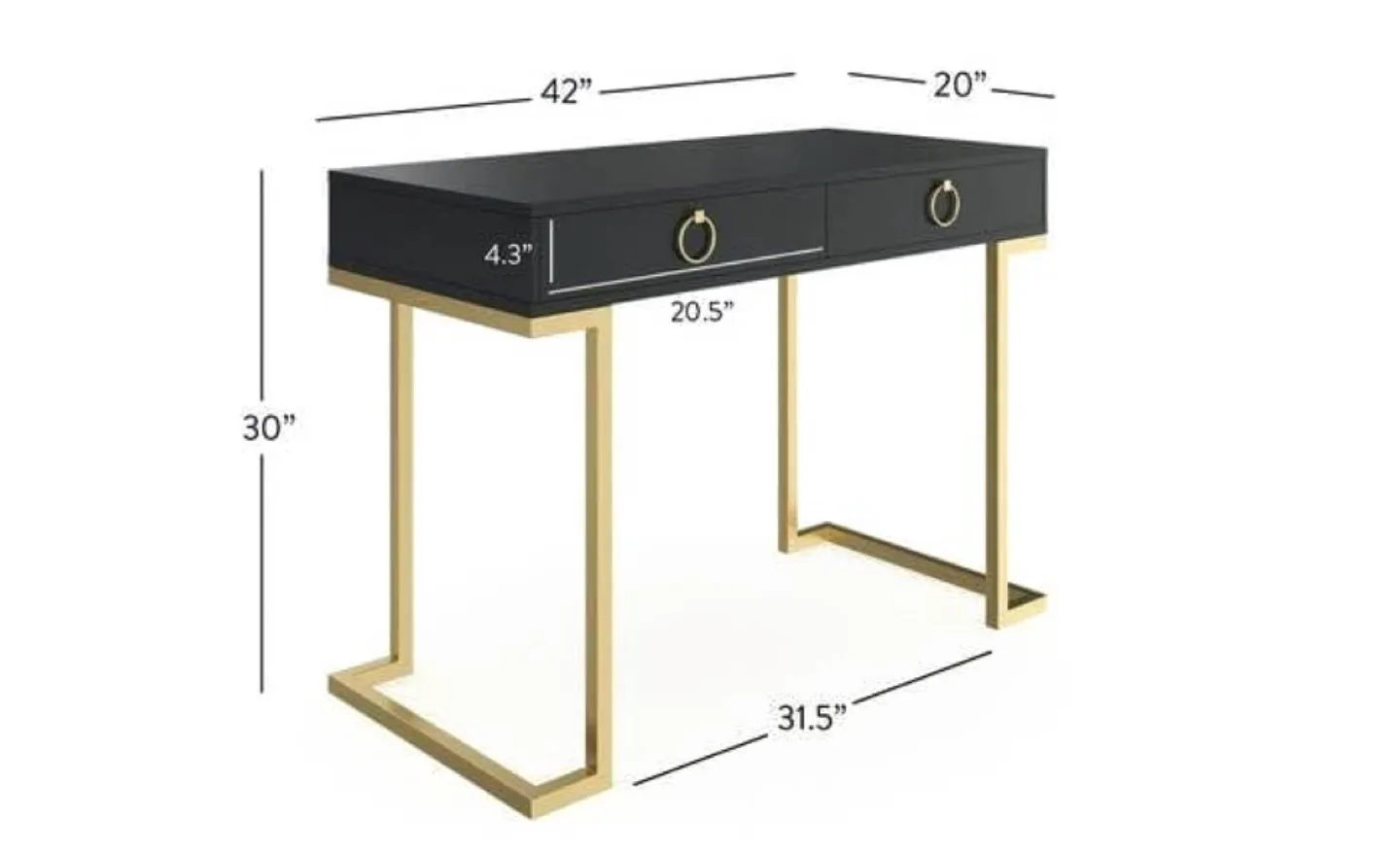 Black & Gold desk image indicator(3)