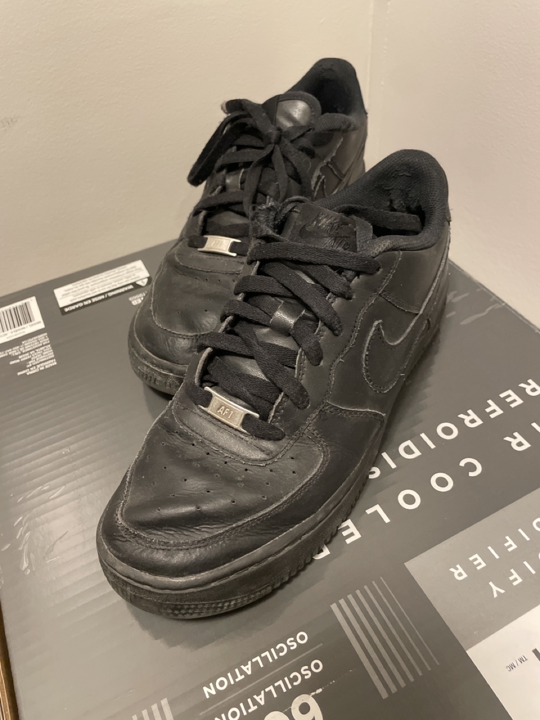 Nike Air Force 1 Low Black Sneakers - photo 3