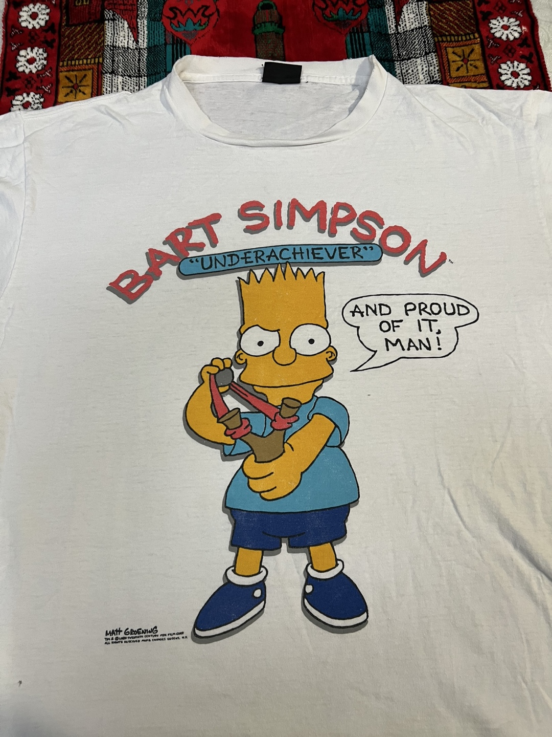 1989 The Simpsons Underachiever Shirt - photo 2