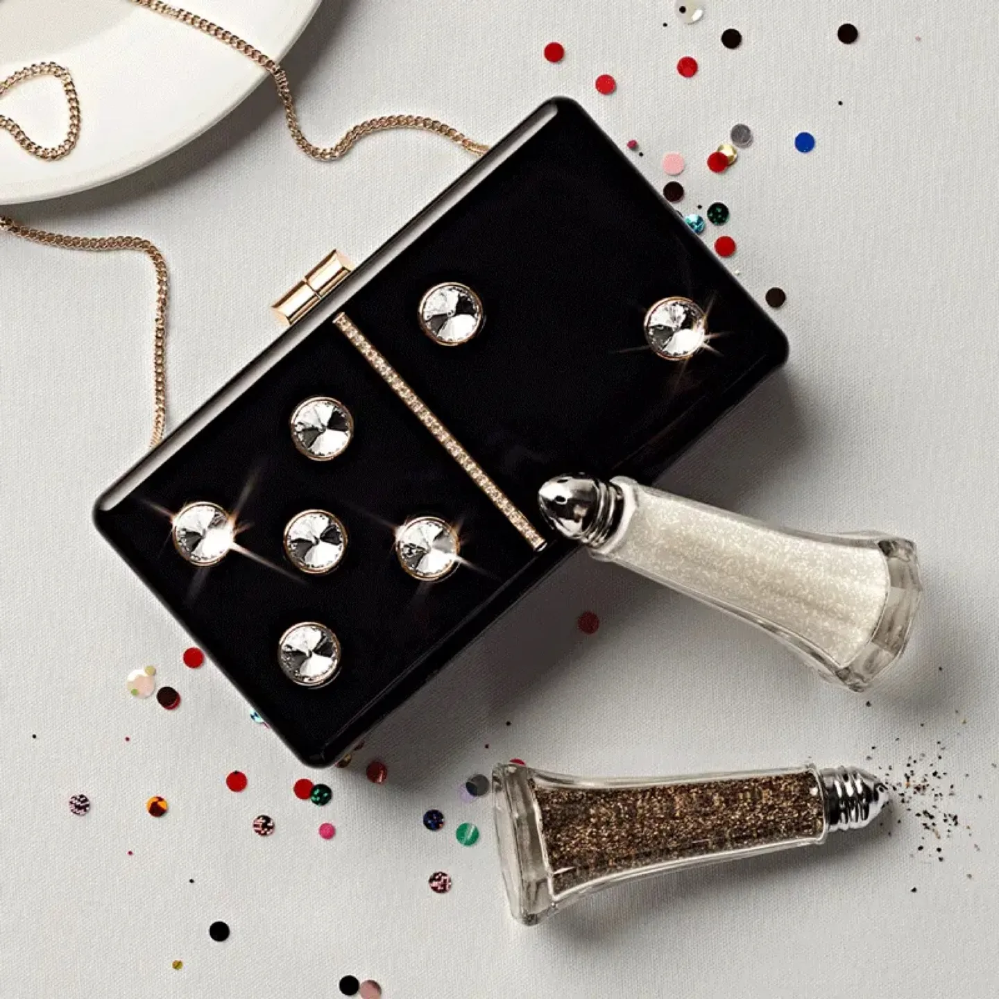 Kate Spade New York Roll Domino Clutch image indicator(9)