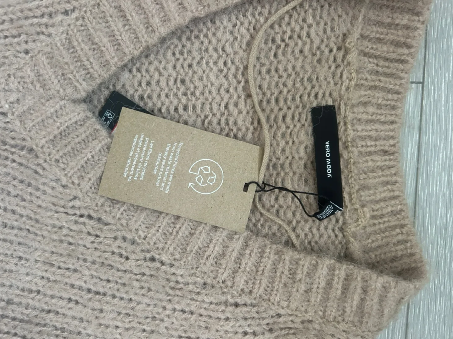 Vero Moda Knit Sweater - Beige image indicator(3)