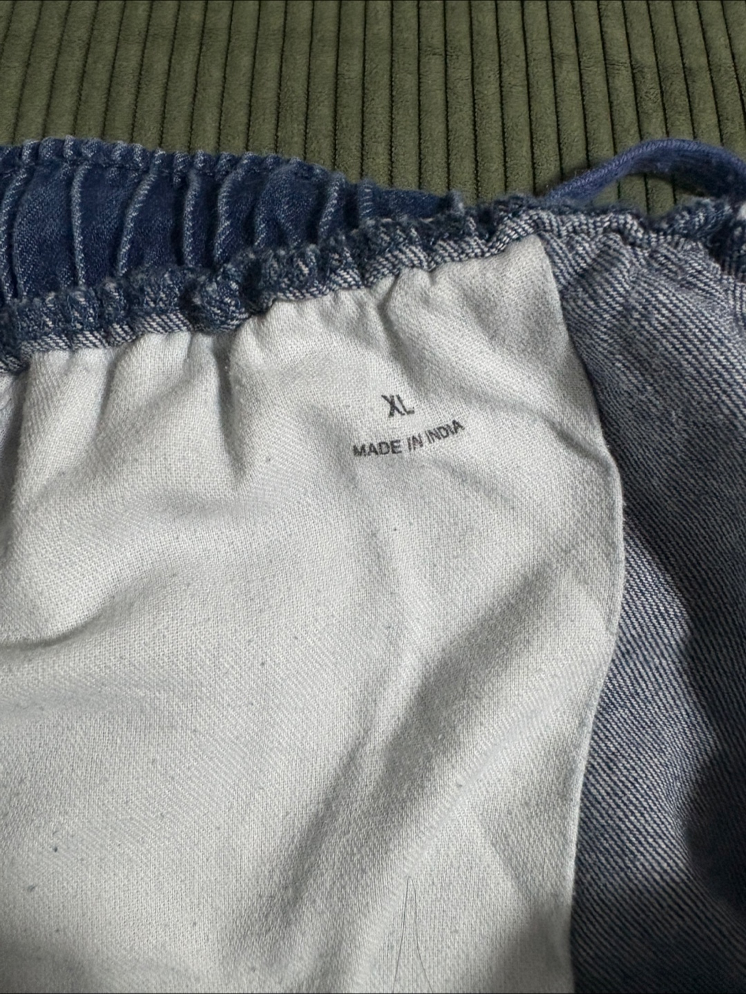 Muji Blue Denim Pants - Size XL - photo 3