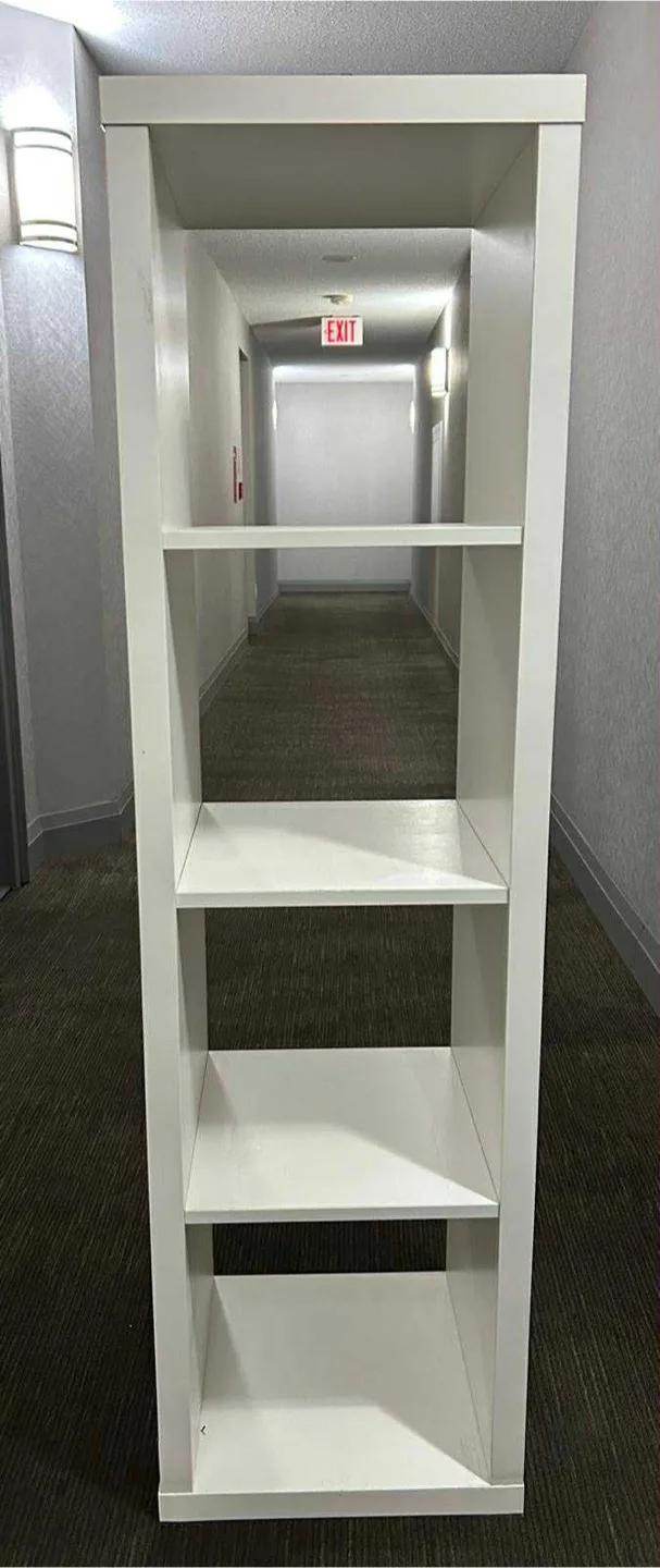 White Shelving Unit