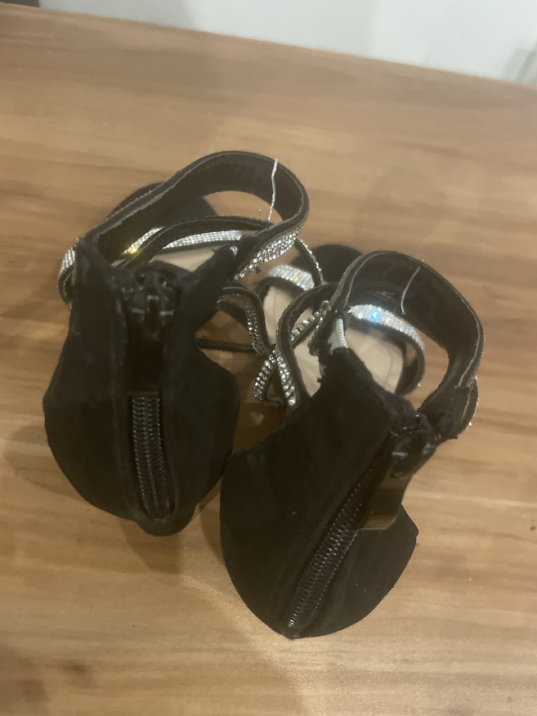 Top Moda Black Rhinestone Heels - photo 3
