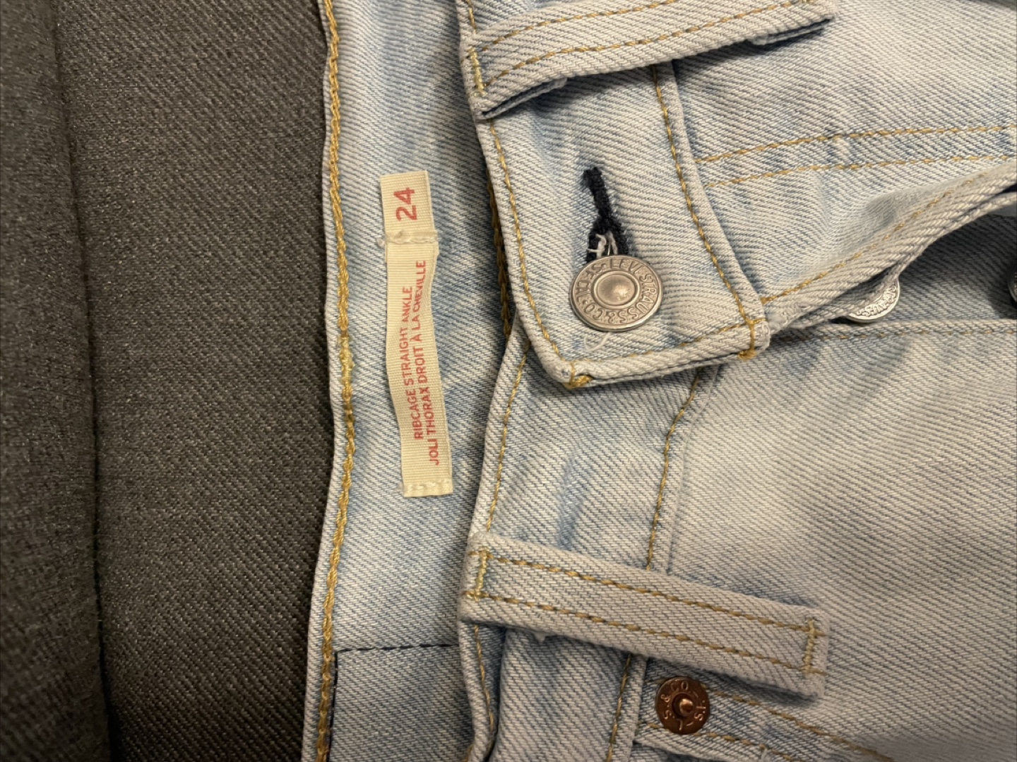 Levi's Ribcage Straight Ankle Jeans - Size 24 - photo 4