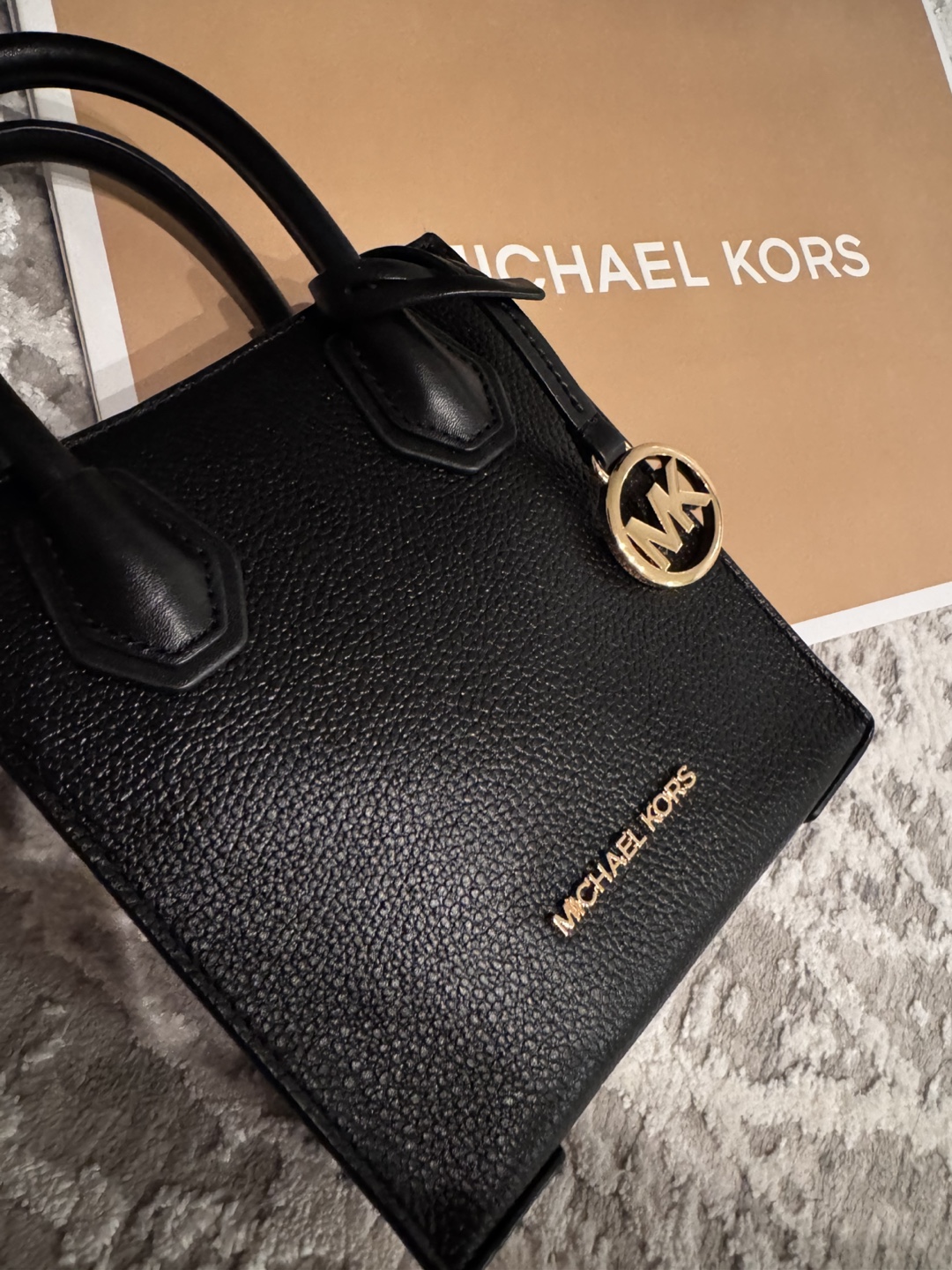 Michael Kors Black Leather Handbag