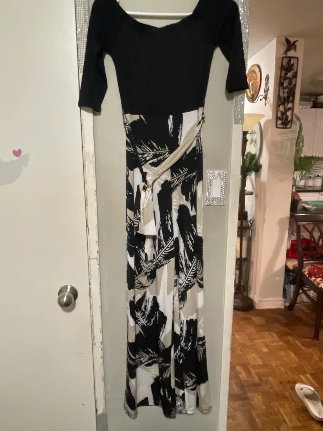 Black & White Maxi Dress thumbnail