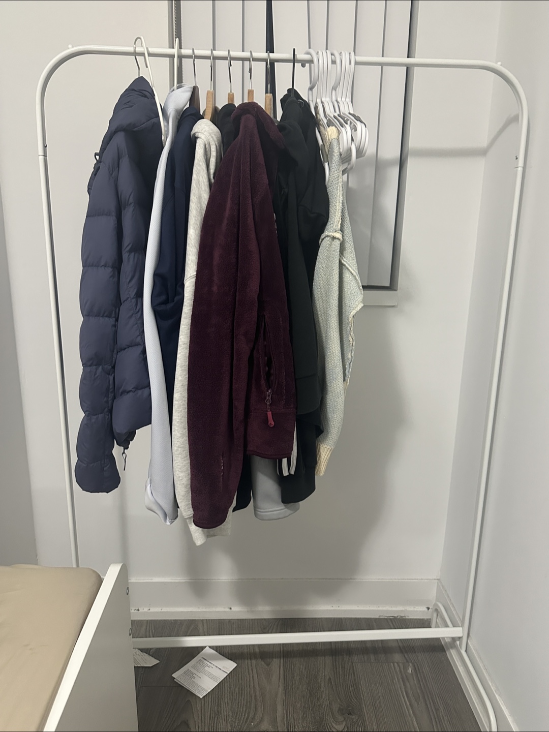 Ikea Clothes Rack - White - photo 2