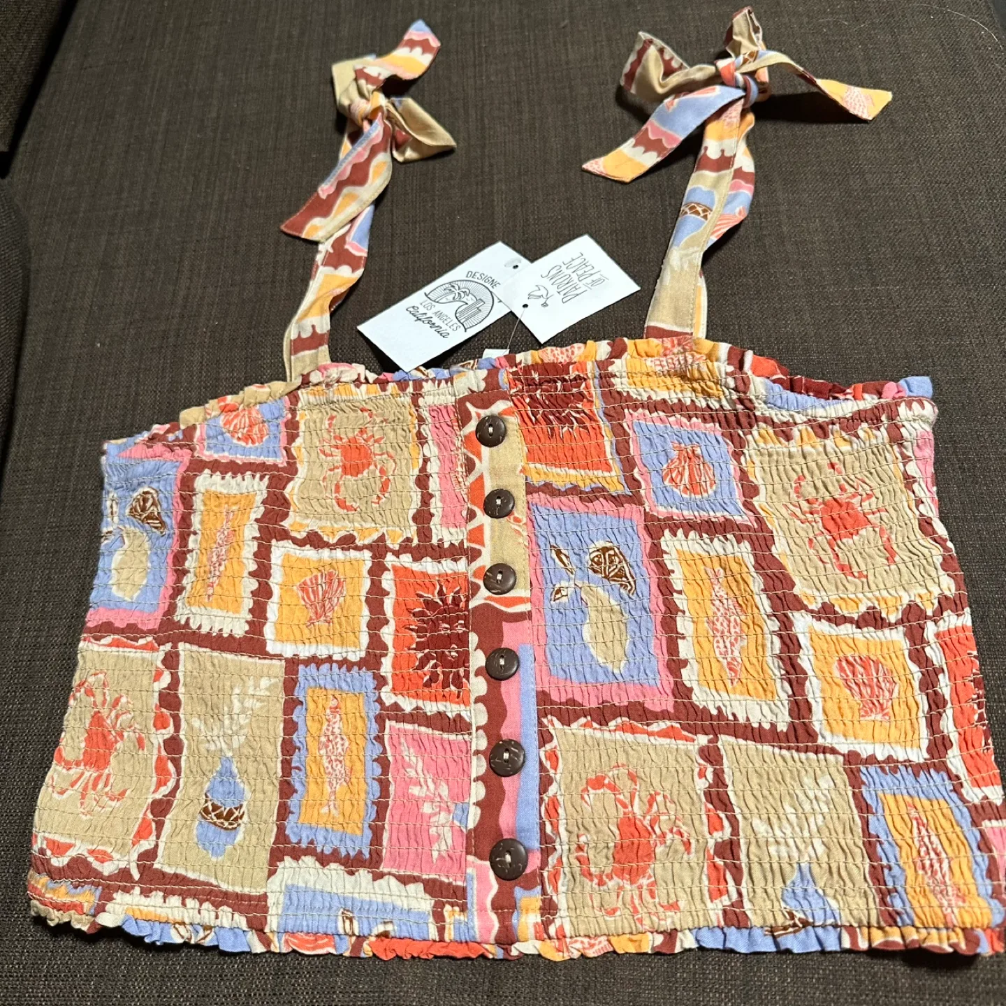 Patrons of Peace Smocked Tank Top - L/G image indicator(2)