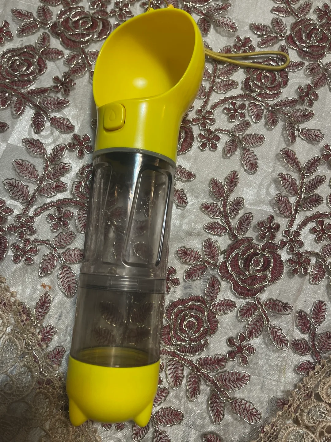 Yellow Portable Dog Water Bottle thumbnail