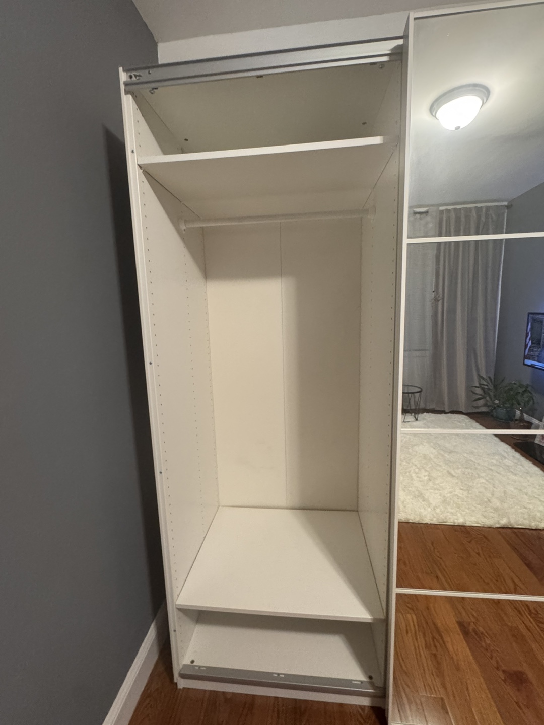 IKEA PAX Wardrobe with Mirror Doors - photo 2