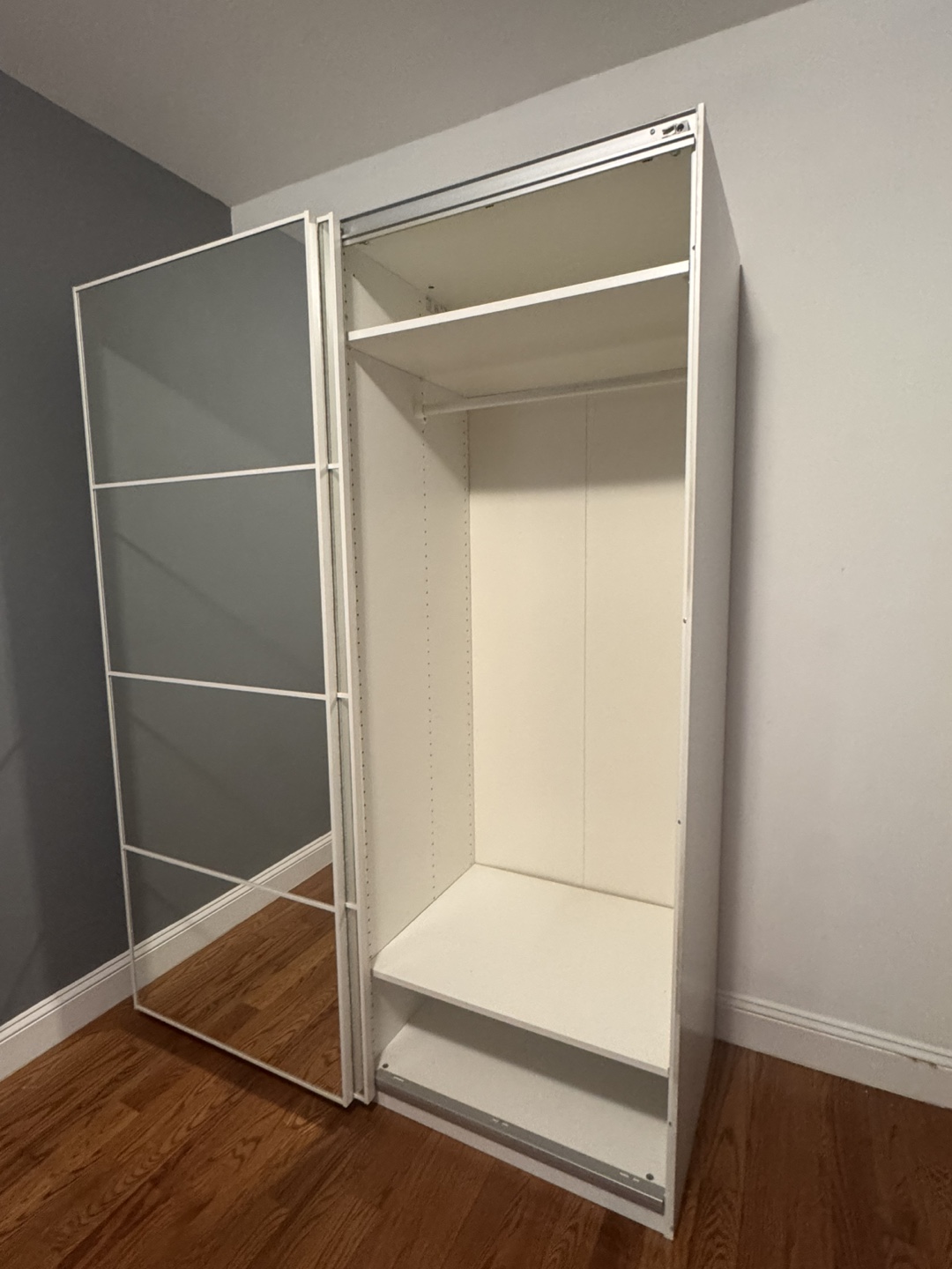IKEA PAX Wardrobe with Mirror Doors - photo 3
