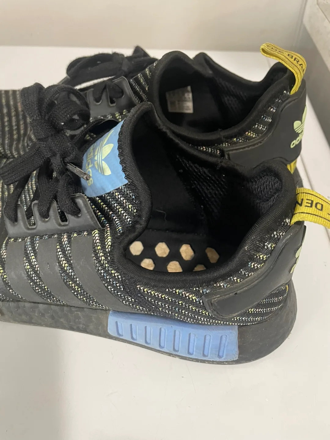 Adidas NMD R1 Black Sneakers thumbnail