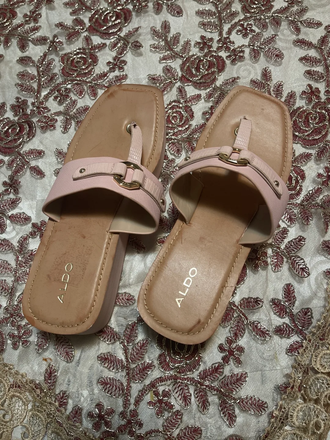 Aldo Pink Sandals thumbnail