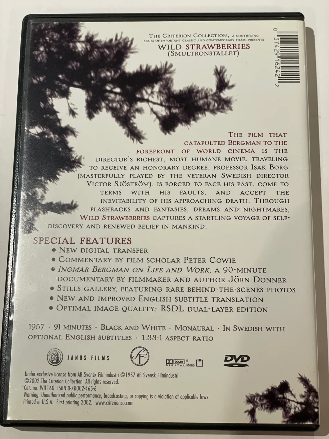 Wild Strawberries - Criterion Collection DVD image indicator(2)