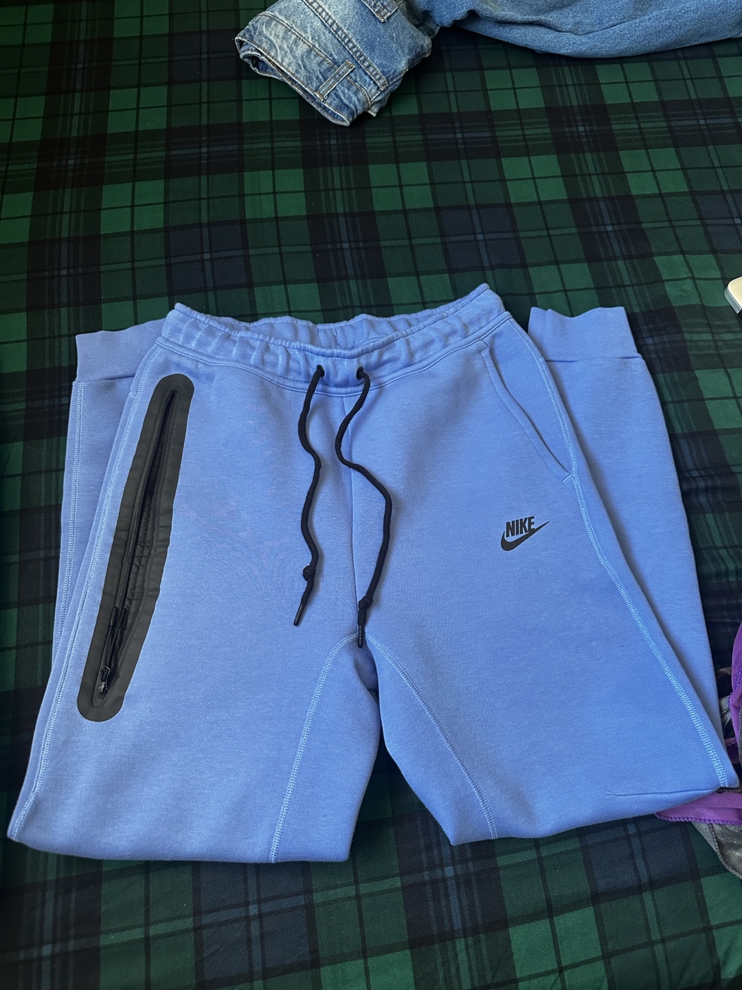 Nike Tech Fleece Pants, Blue & Lavender - photo 2