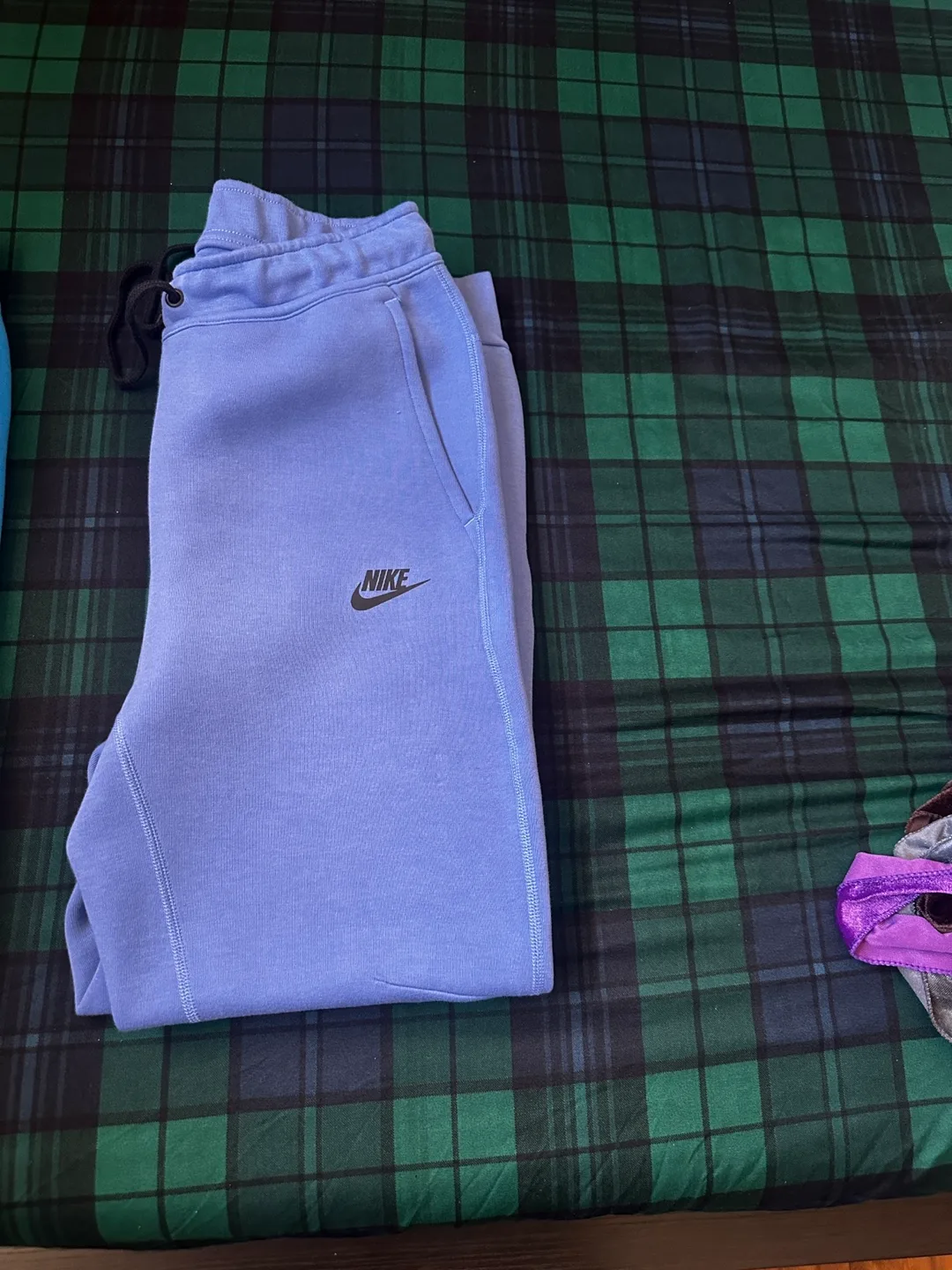 Nike Tech Fleece Pants, Blue & Lavender image indicator(4)
