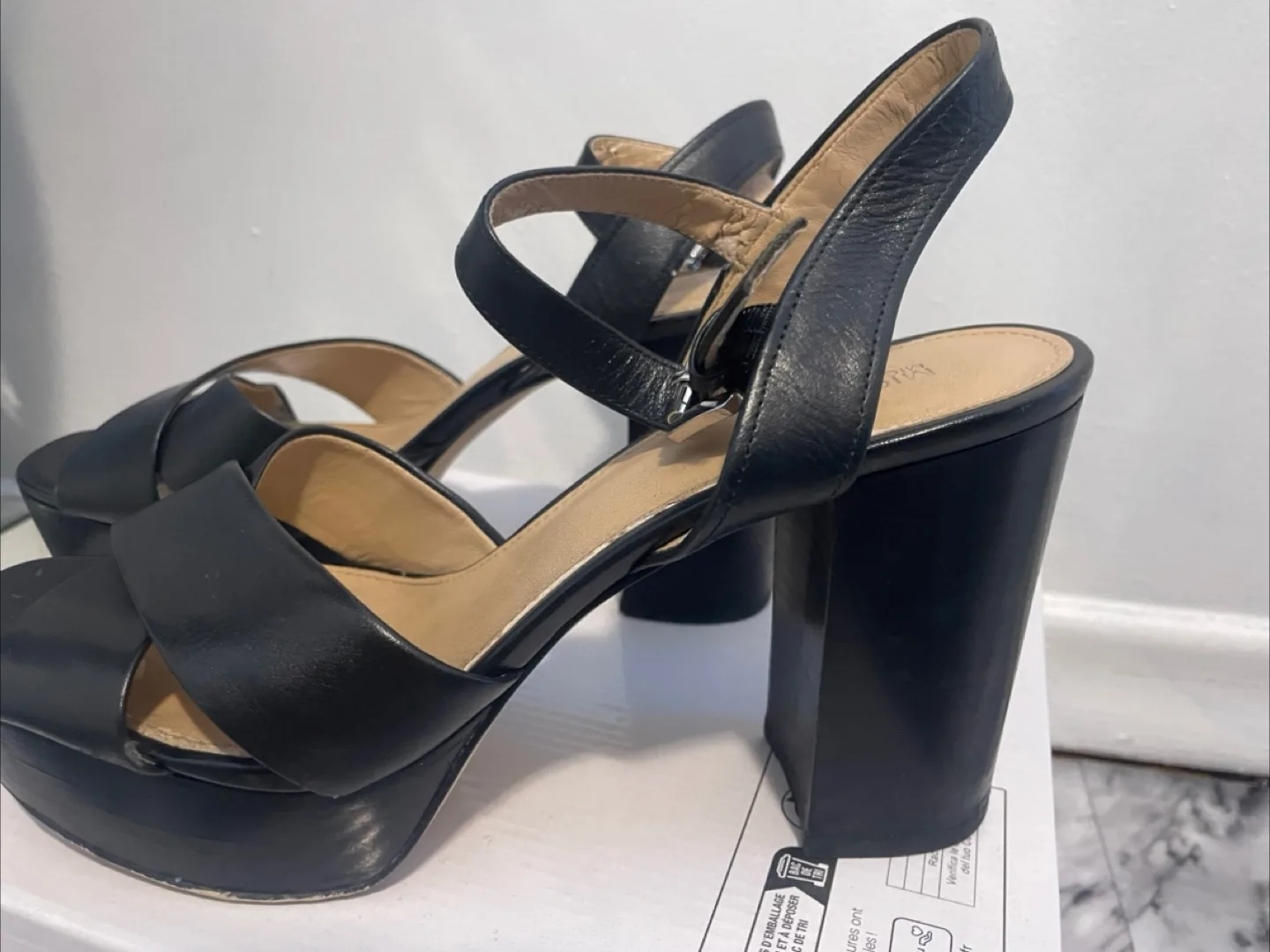 Michael Kors Black Platform Heels image indicator(4)