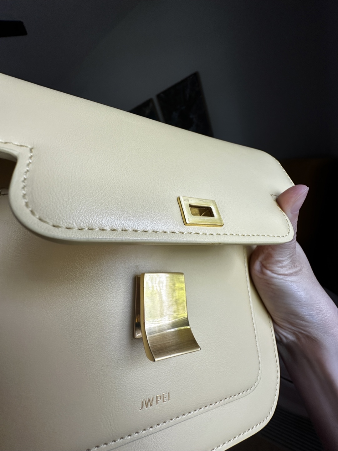 JW PEI Butter Yellow Square Flap - photo 4