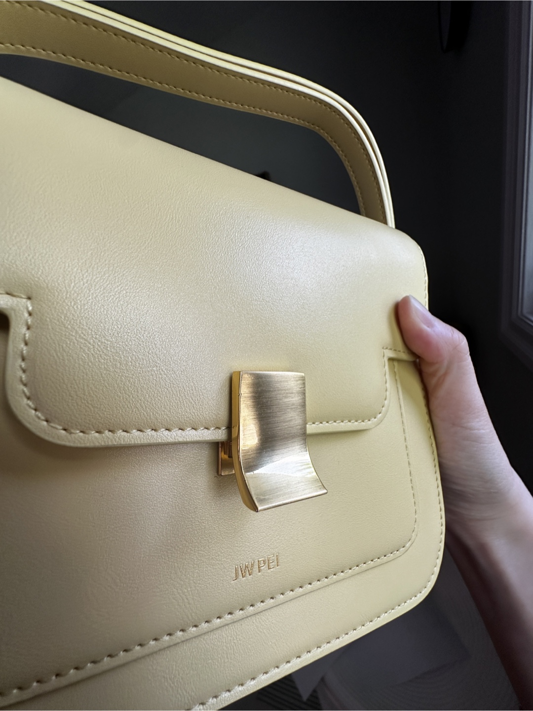 JW PEI Butter Yellow Square Flap - photo 3