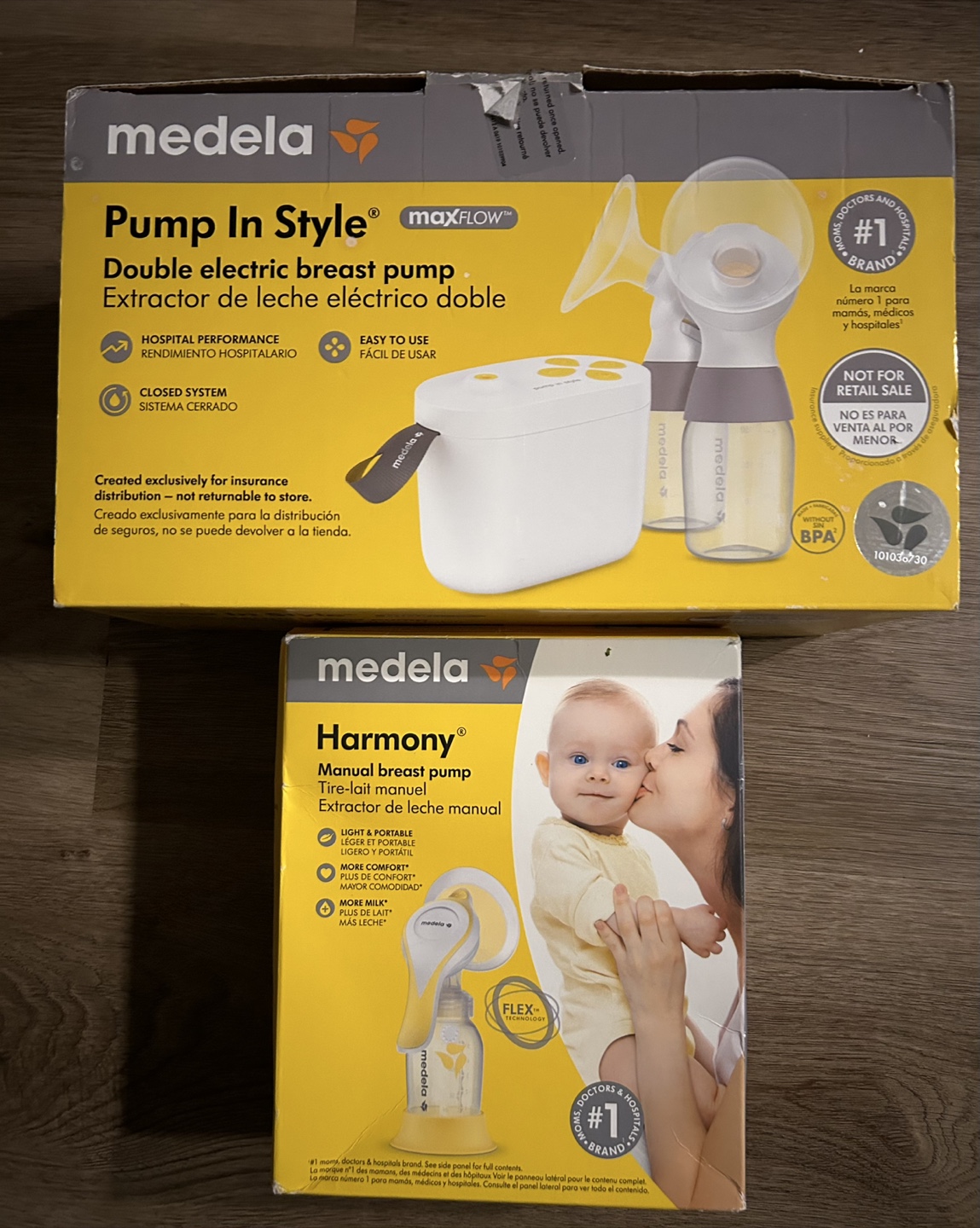 Medela Double Electric & Harmony Breast Pumps