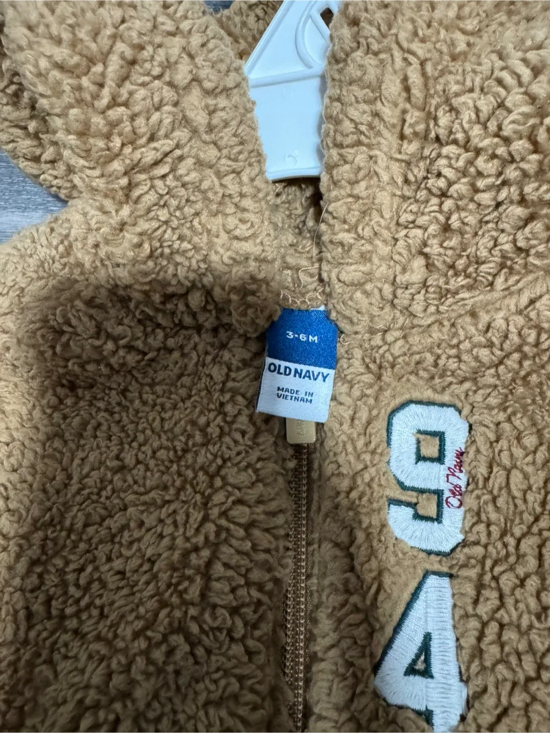 Old Navy Baby Sherpa Onesie 3-6M thumbnail