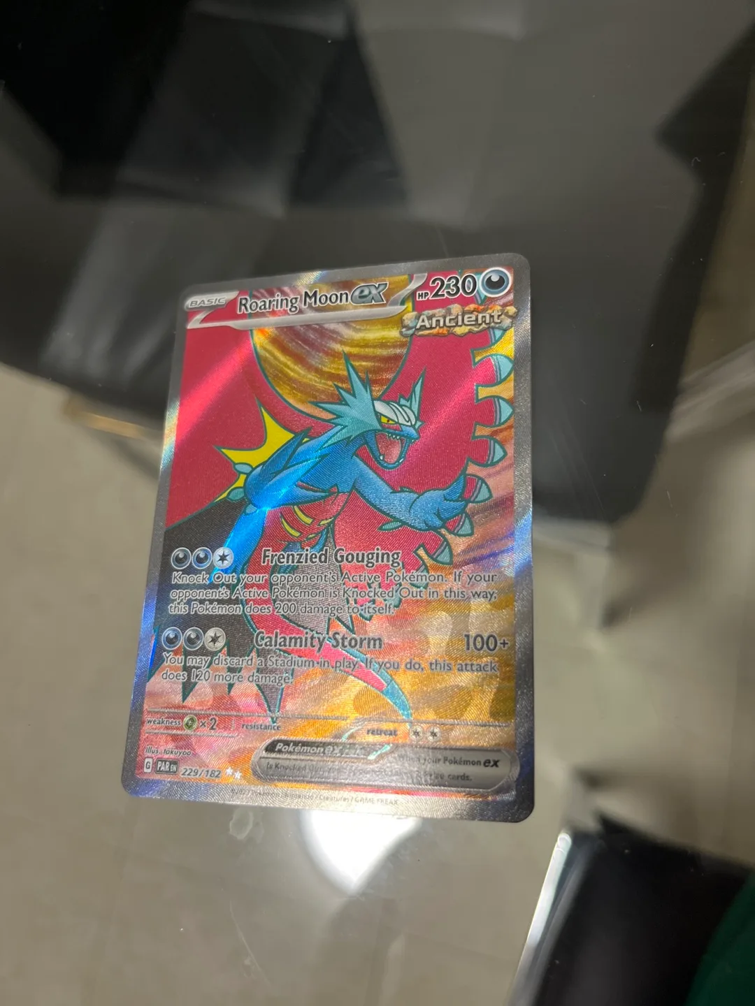 Roaring Moon EX Pokemon Card thumbnail